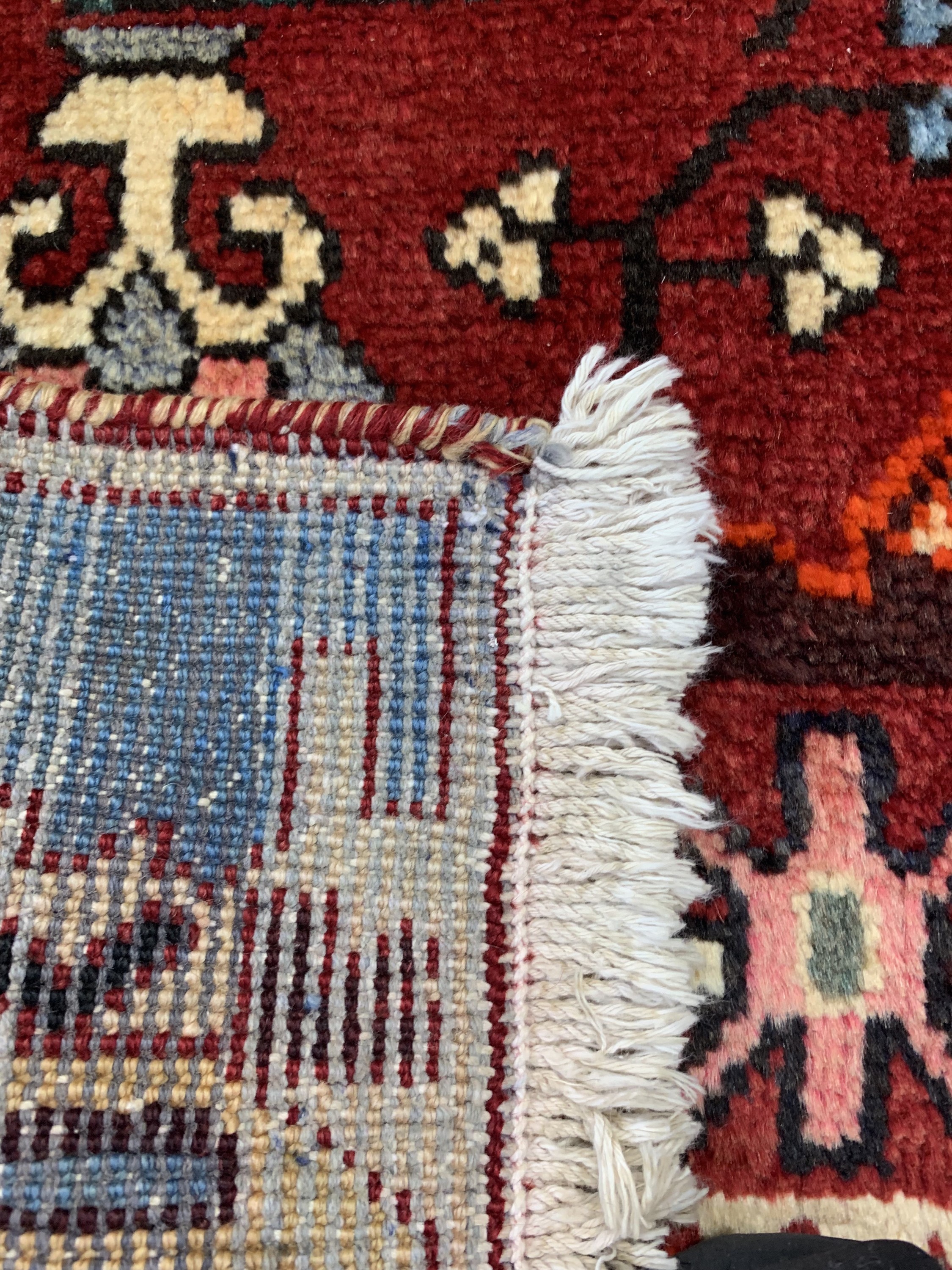 Detail g: Konvolut Bachtiar Wagireh & 2 Lori Poschtis, Persien, Wolle auf Baumwolle, ca. 120 x 74 cm & ca. 80 x 70 cm, EHZ: 2-3