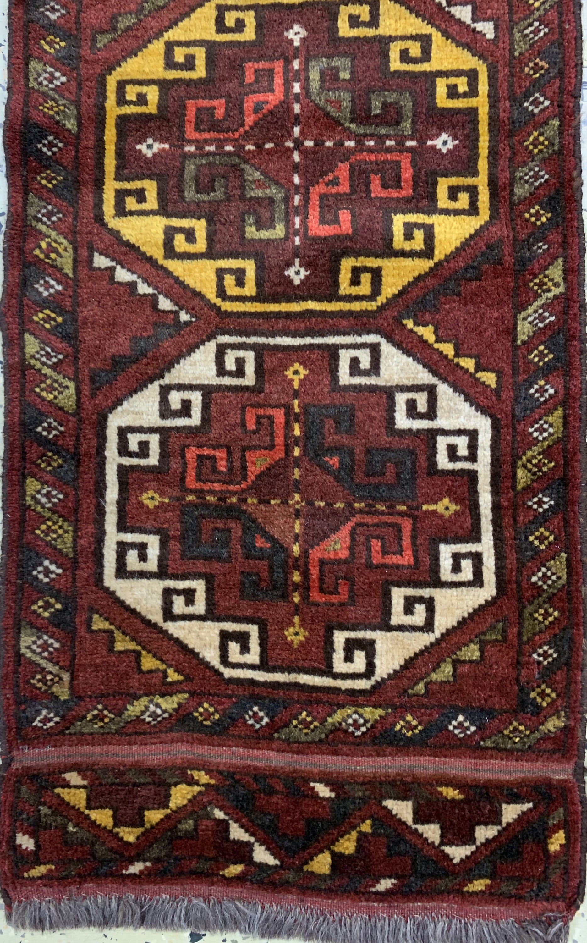 Detail a: 2 lot Ersari Napramatsch antik, Afghanistan, um 1900, Wolle auf Wolle, ca. 127x 42 cm, EHZ: 2-3
