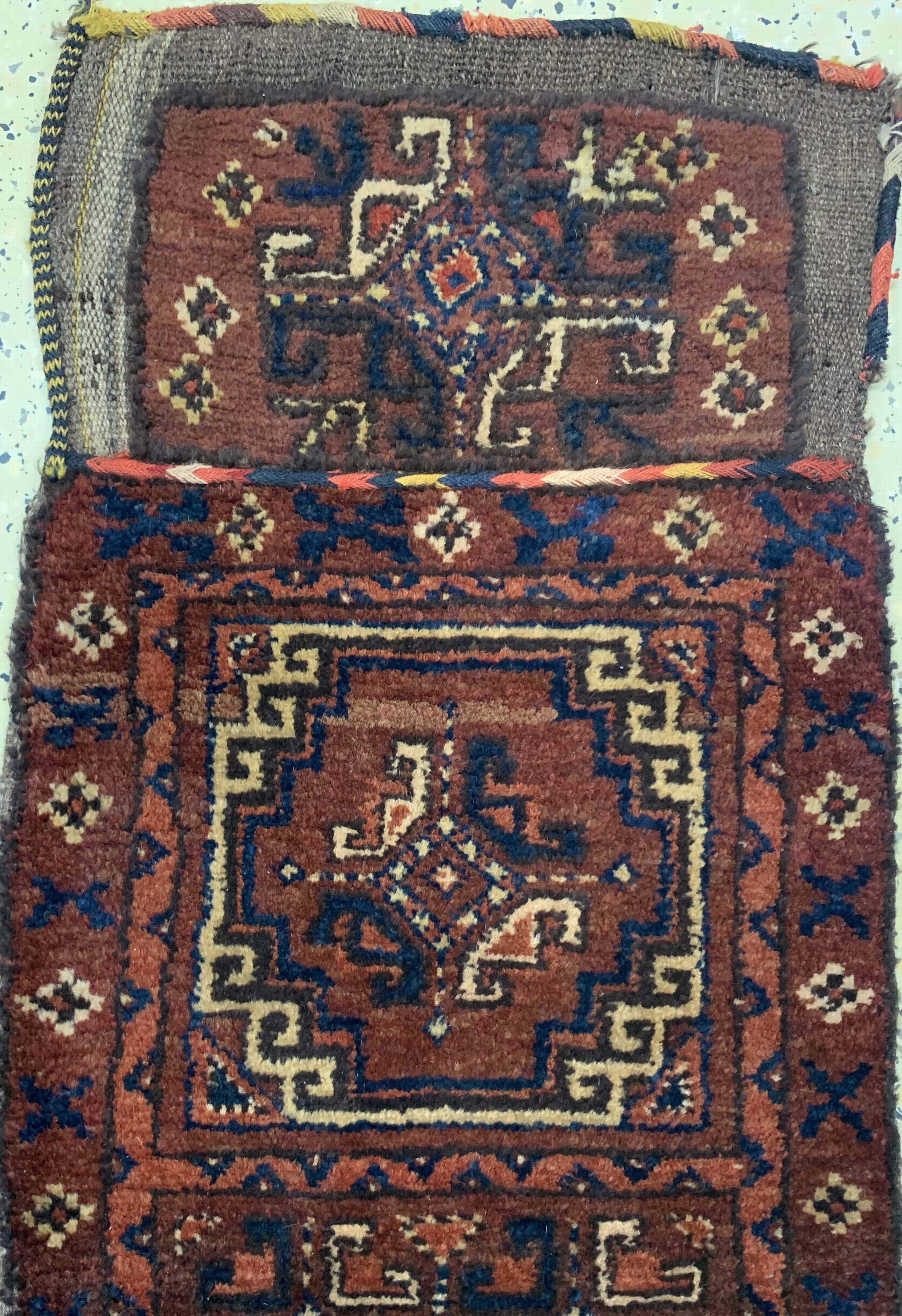 Detail e: 2 lot Ersari Napramatsch antik, Afghanistan, um 1900, Wolle auf Wolle, ca. 127x 42 cm, EHZ: 2-3