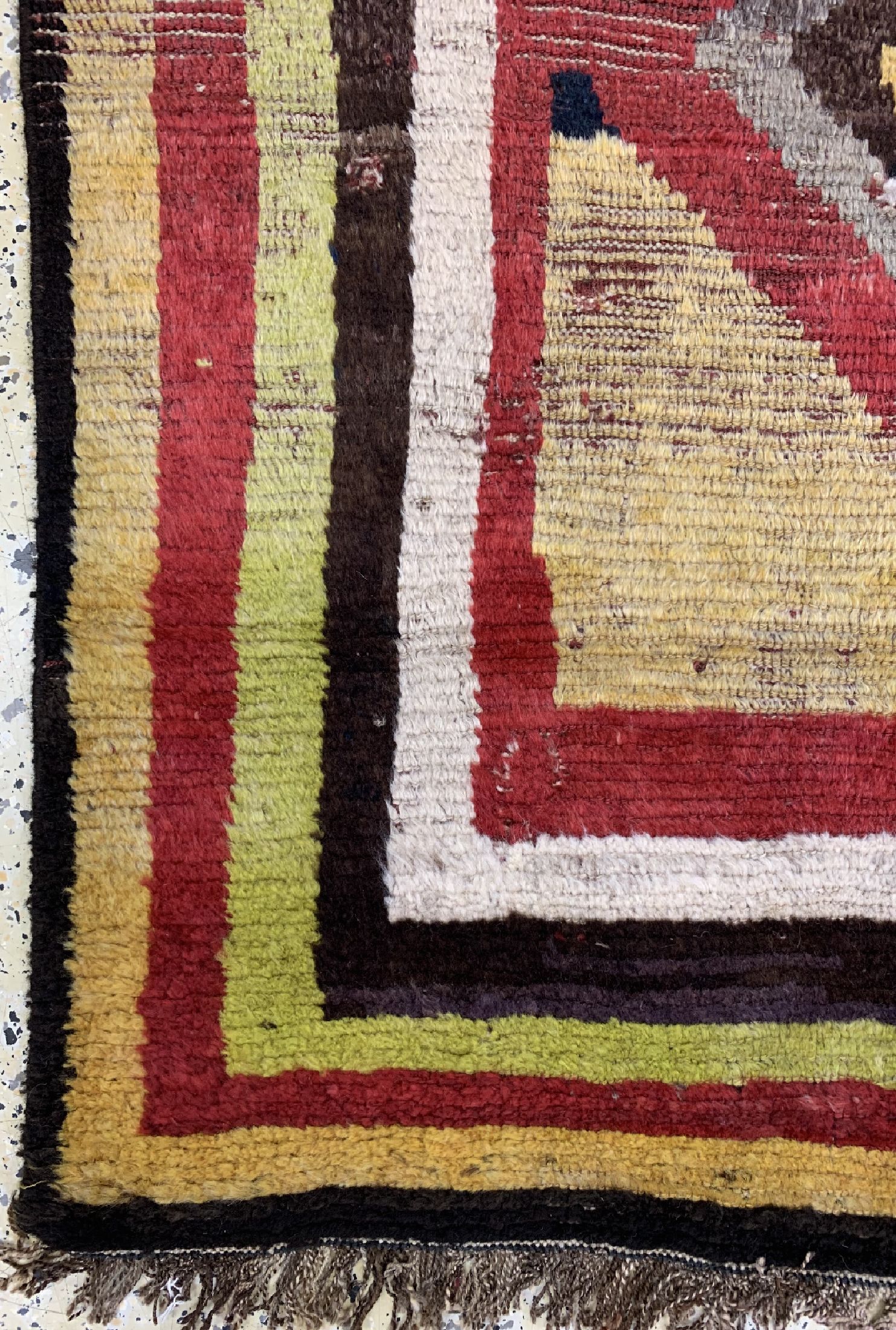 Detail a: Louri Gabbeh antik, Persien, 19.Jhd, Wolle auf Wolle, ca. 322 x 159 cm, EHZ: 3-4