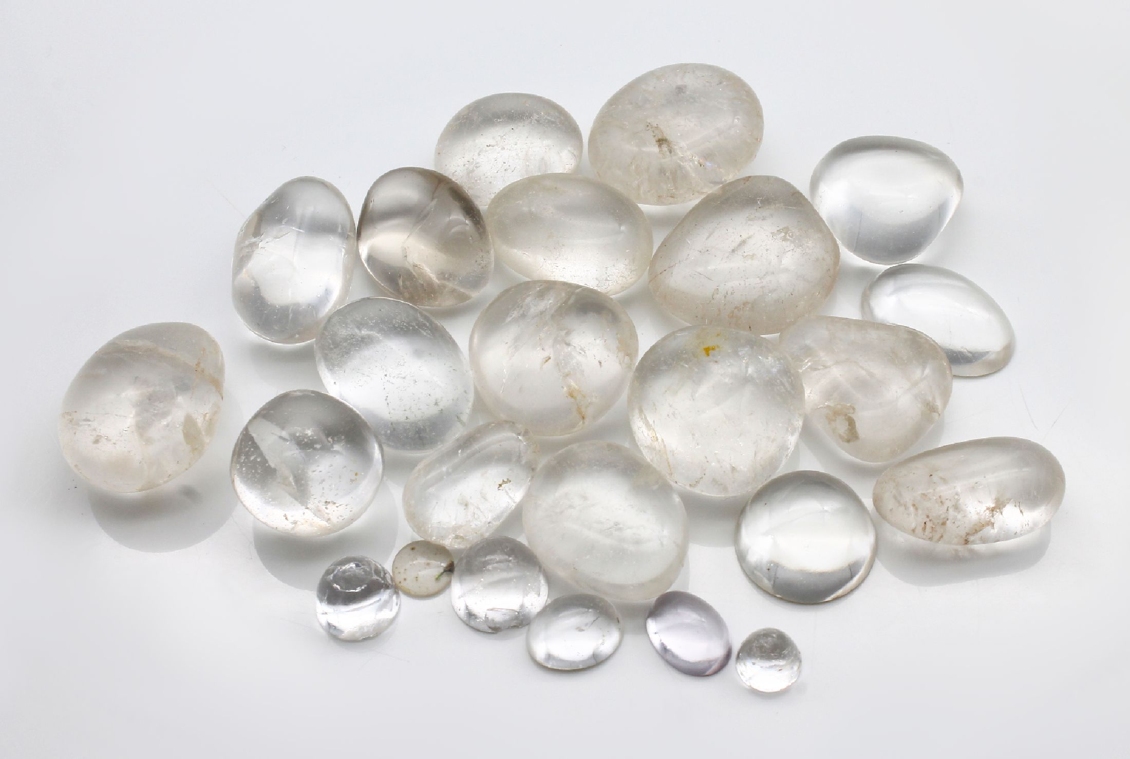 Lot lose Bergkristalle, ca. 740 ct, versch.Größen und Formen