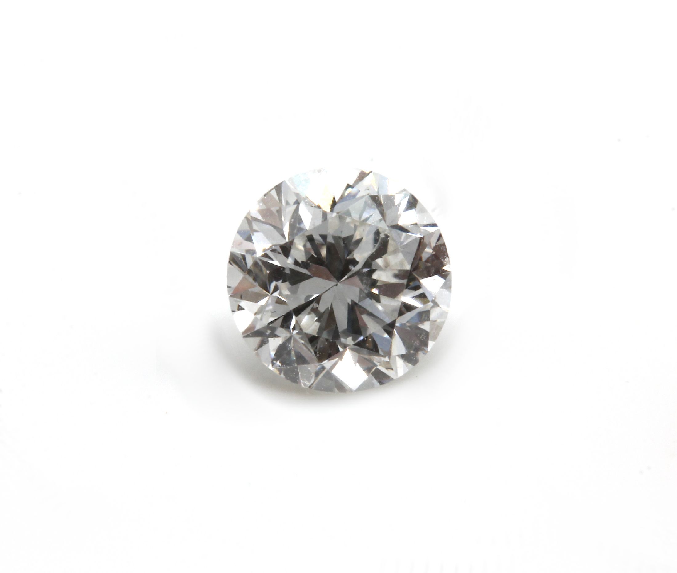 Loser Brillant, 0.64 ct Weiß(H)/si1, mit GIA-Expertise
