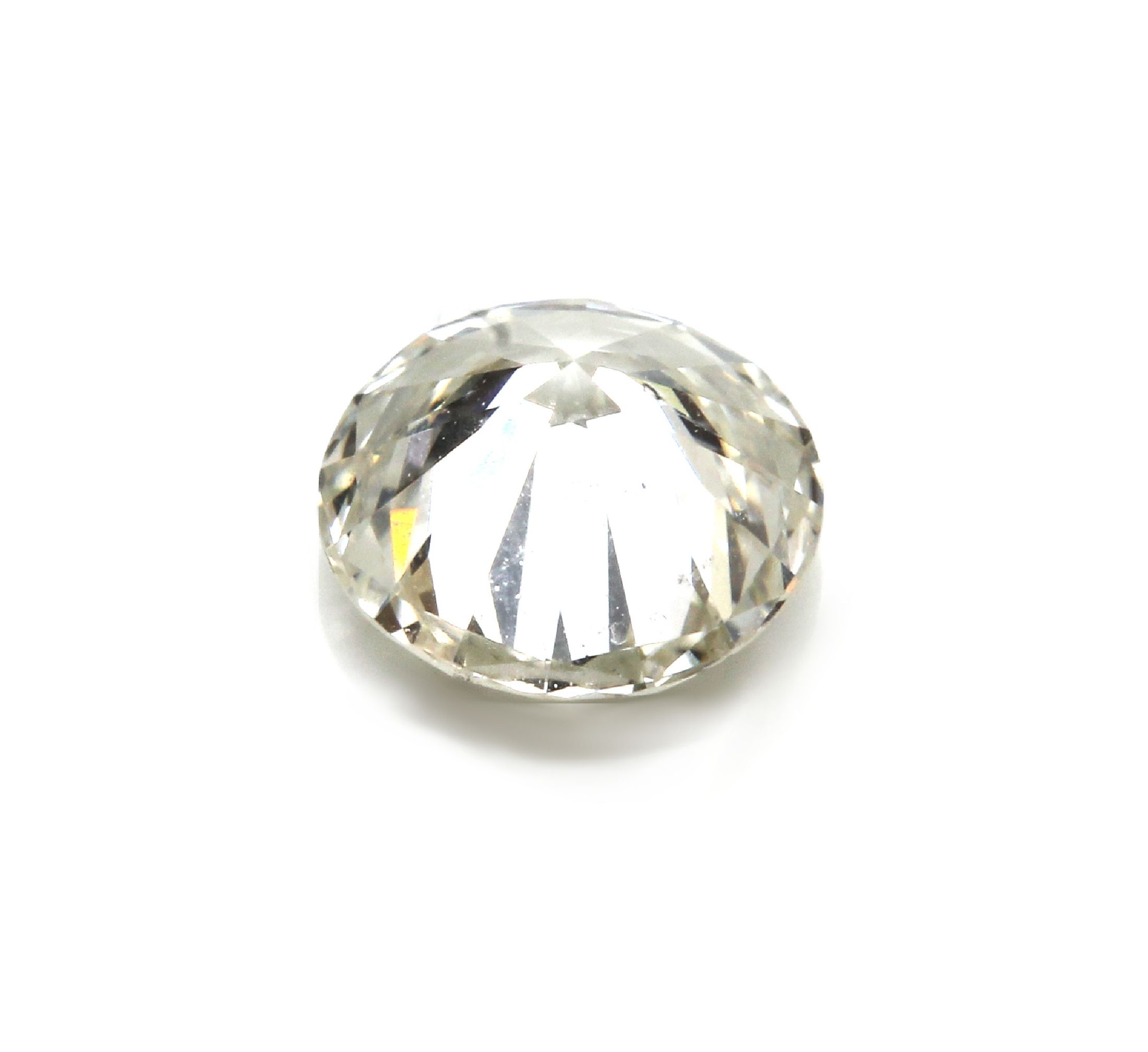 Detail a: Loser Brillant, 0.51 ct l.get.Weiß(I)/p1, mit GIA-Expertise