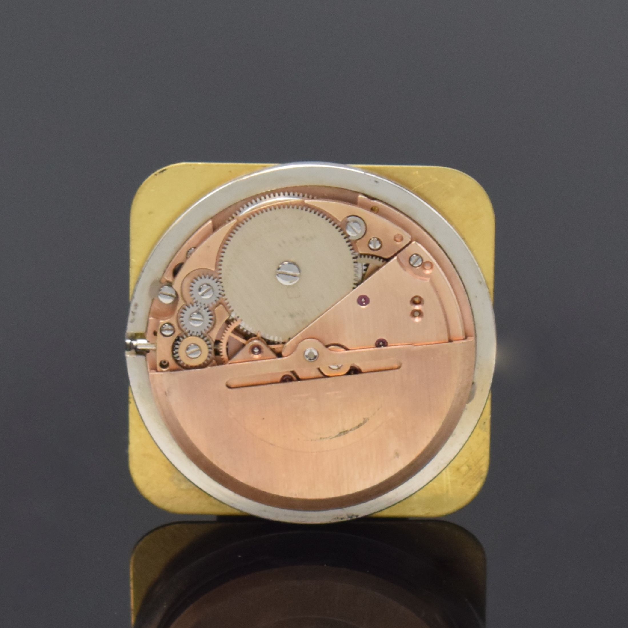 Detail g: OMEGA Constellation Chronometer seltene Herrenarmbanduhr in GG 750/000 Referenz 168.0062, Automatik, Schweiz um 1973, massives, 2-teil. Geh., Boden ...