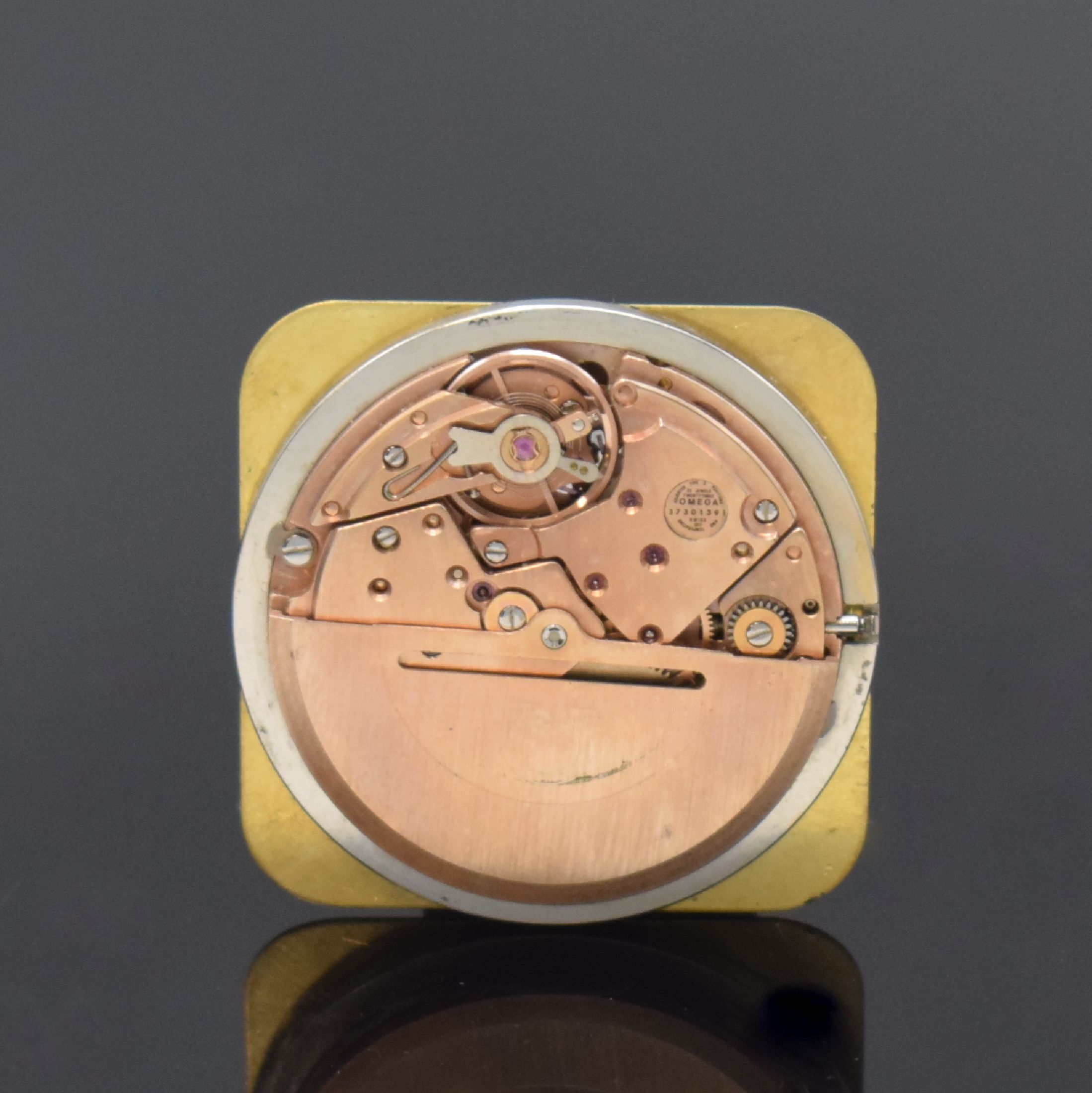 Detail h: OMEGA Constellation Chronometer seltene Herrenarmbanduhr in GG 750/000 Referenz 168.0062, Automatik, Schweiz um 1973, massives, 2-teil. Geh., Boden ...