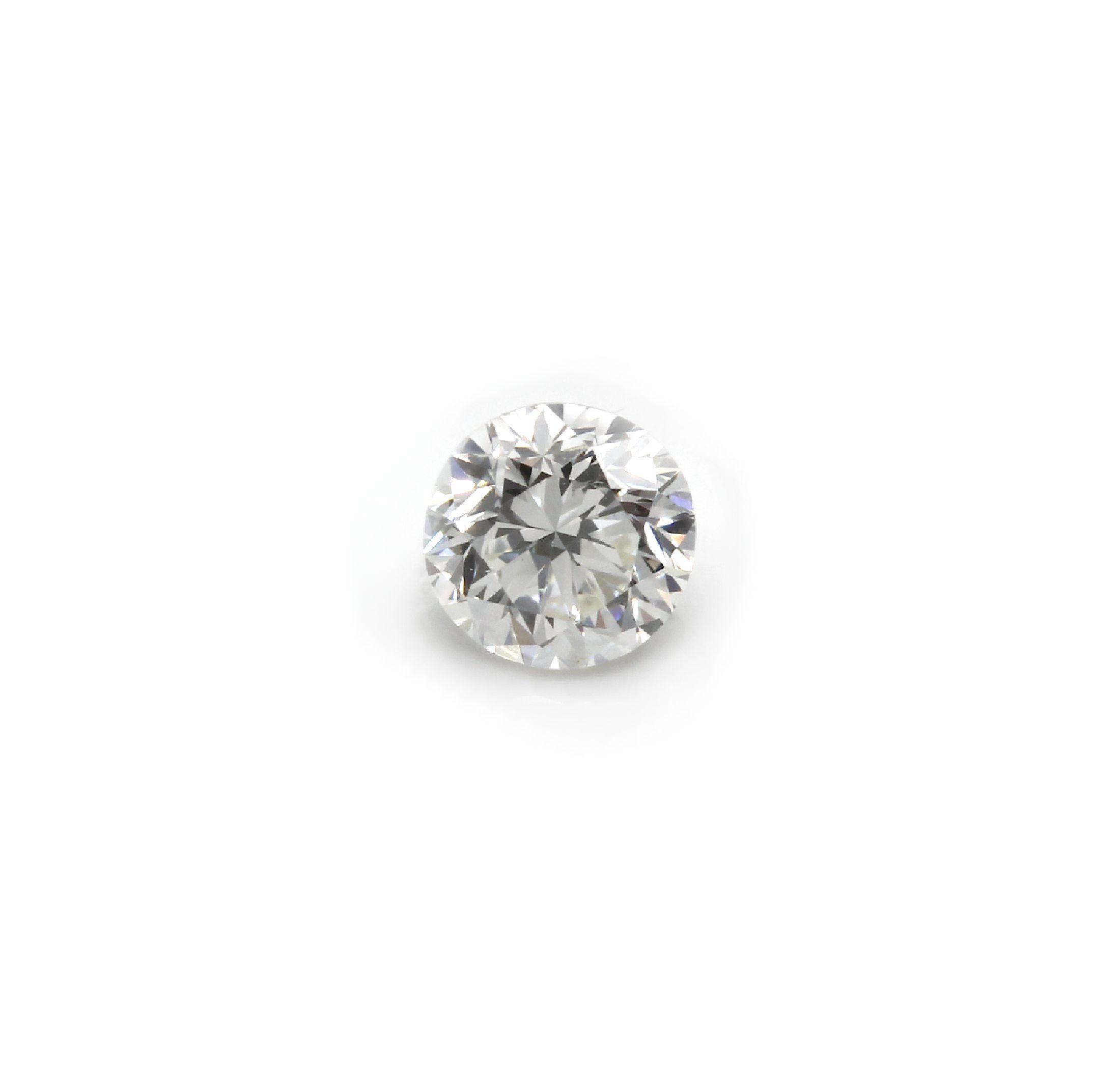 Loser Brillant, 0.49 ct l.get.Weiß(I)/si1, mit GIA-Expertise