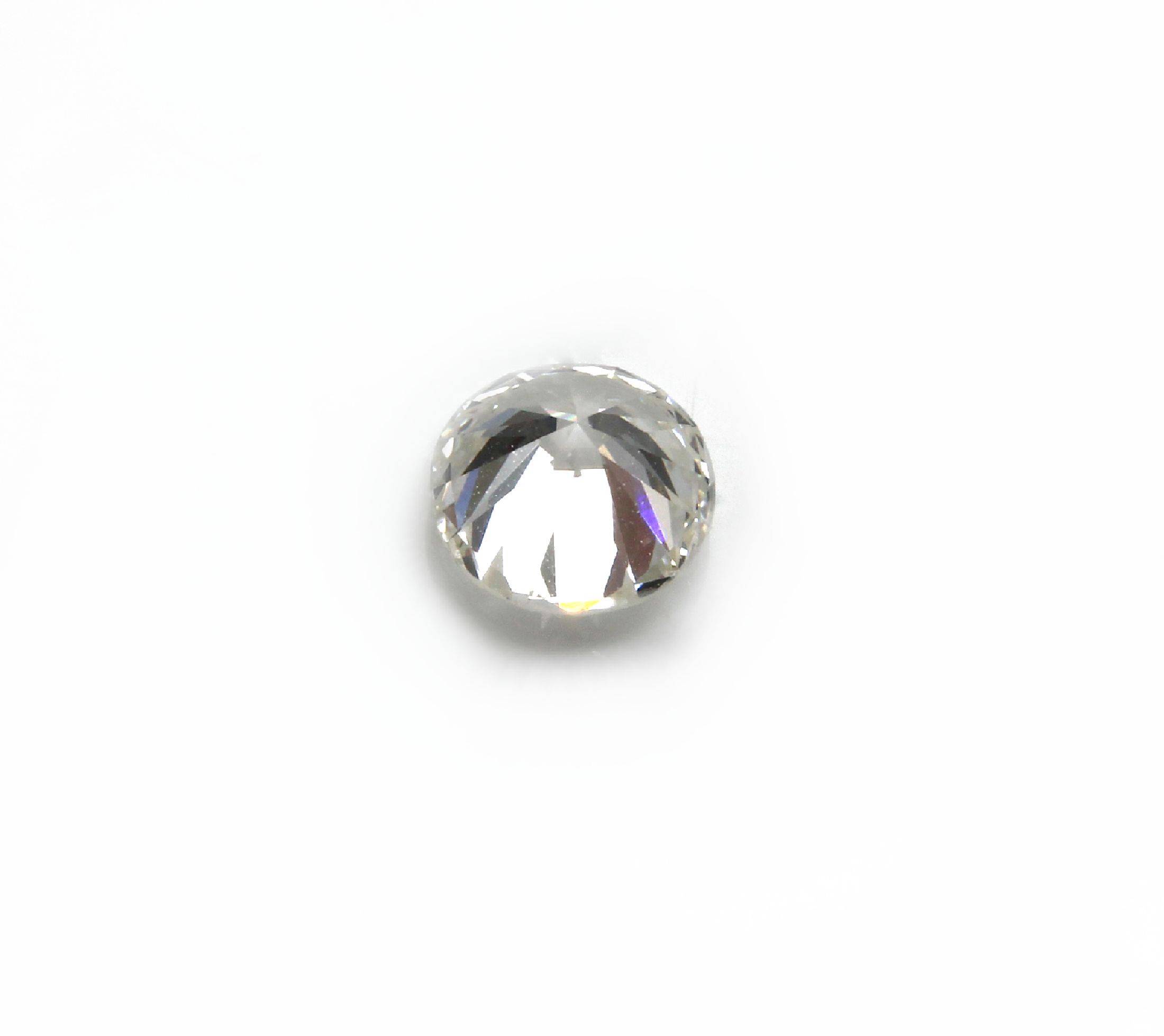 Detail a: Loser Brillant, 0.49 ct l.get.Weiß(I)/si1, mit GIA-Expertise