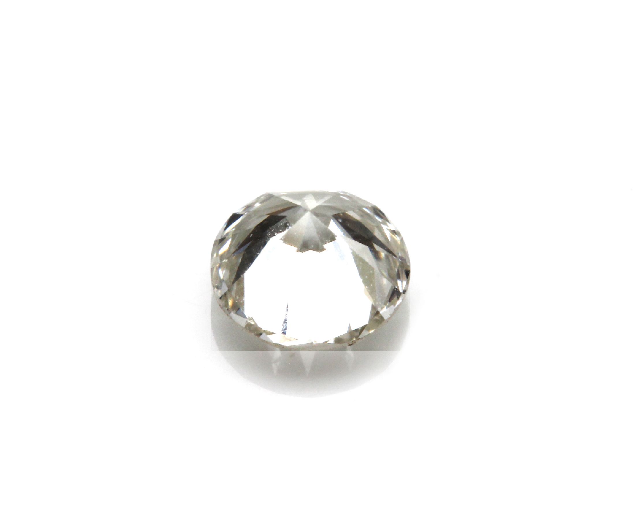 Detail a: Loser Brillant, 0.49 ct Weiß(H)vs1, mit GIA-Expertise