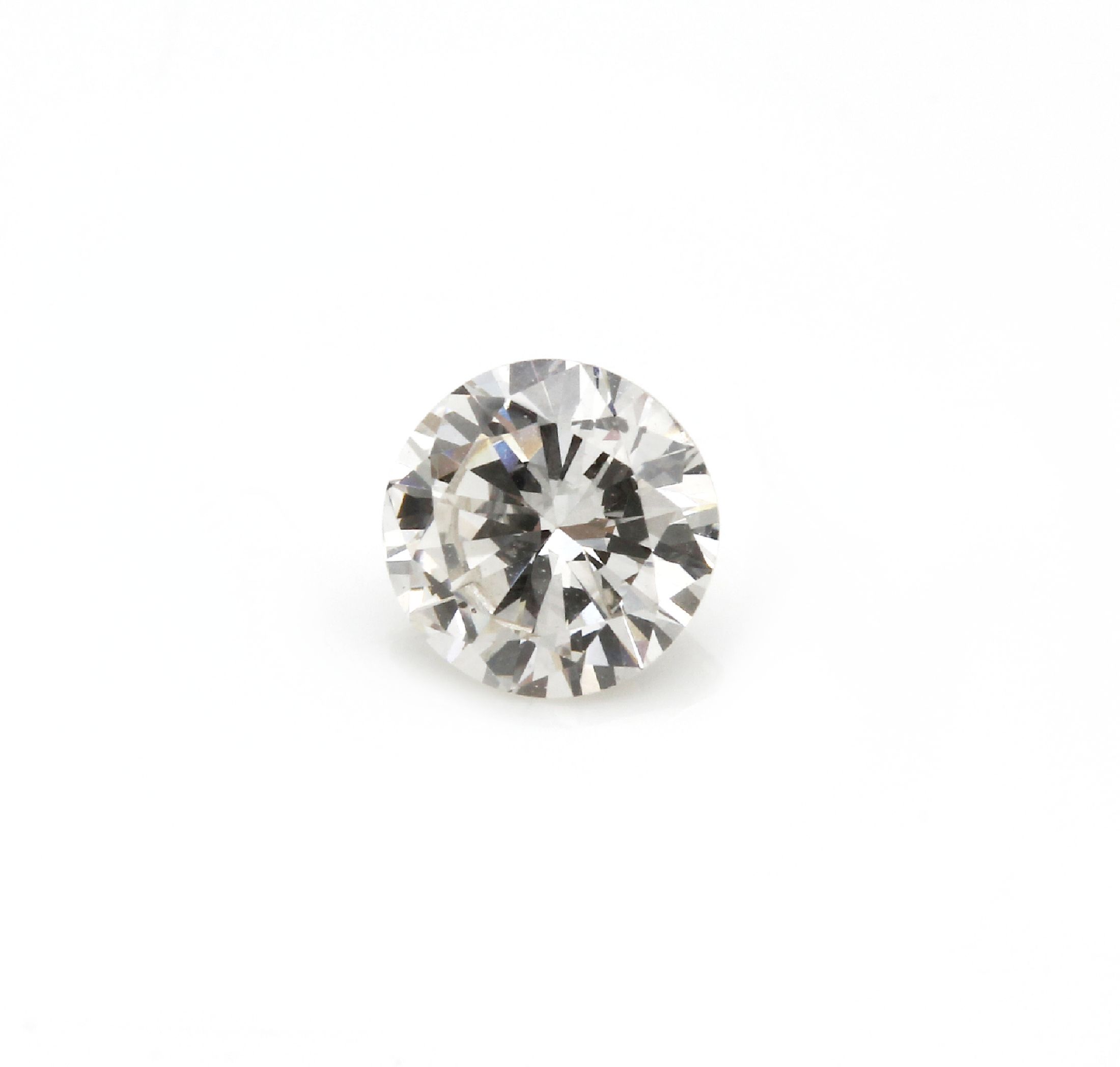 Loser Brillant, 0.32 ct l.get.Weiß(J)/si1, mit GIA-Expertise