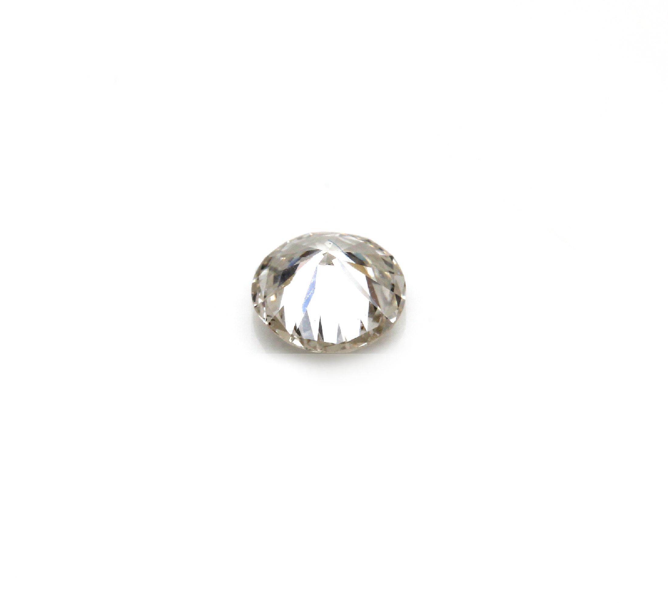 Detail a: Loser Brillant, 0.32 ct l.get.Weiß(J)/si1, mit GIA-Expertise