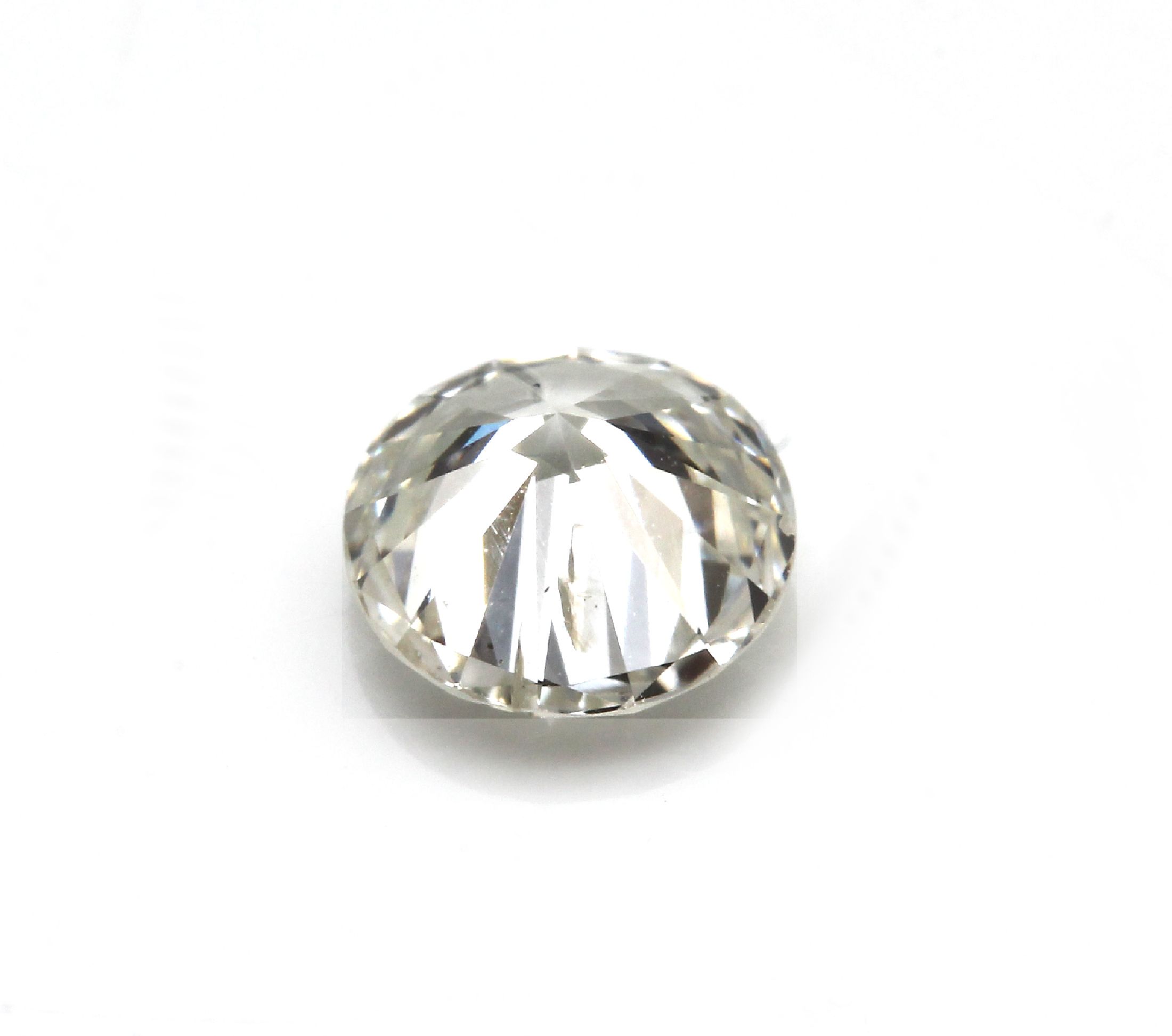 Detail a: Loser Brillant, 0.71 ct l.get.Weiß(I)/p2, mit GIA-Expertise