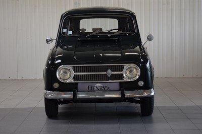 26727483a - Renault R4, first registered 03/1968, mileage read 65,269 km, MOT expired, historic registration, 19 kW/25 PS, manual transmission, green exterior, black fabric interior, owner's manual, last inspection with 65,143 km, invoice available