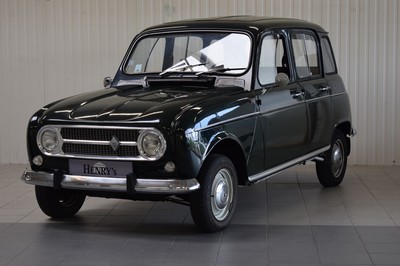 26727483b - Renault R4, first registered 03/1968, mileage read 65,269 km, MOT expired, historic registration, 19 kW/25 PS, manual transmission, green exterior, black fabric interior, owner's manual, last inspection with 65,143 km, invoice available