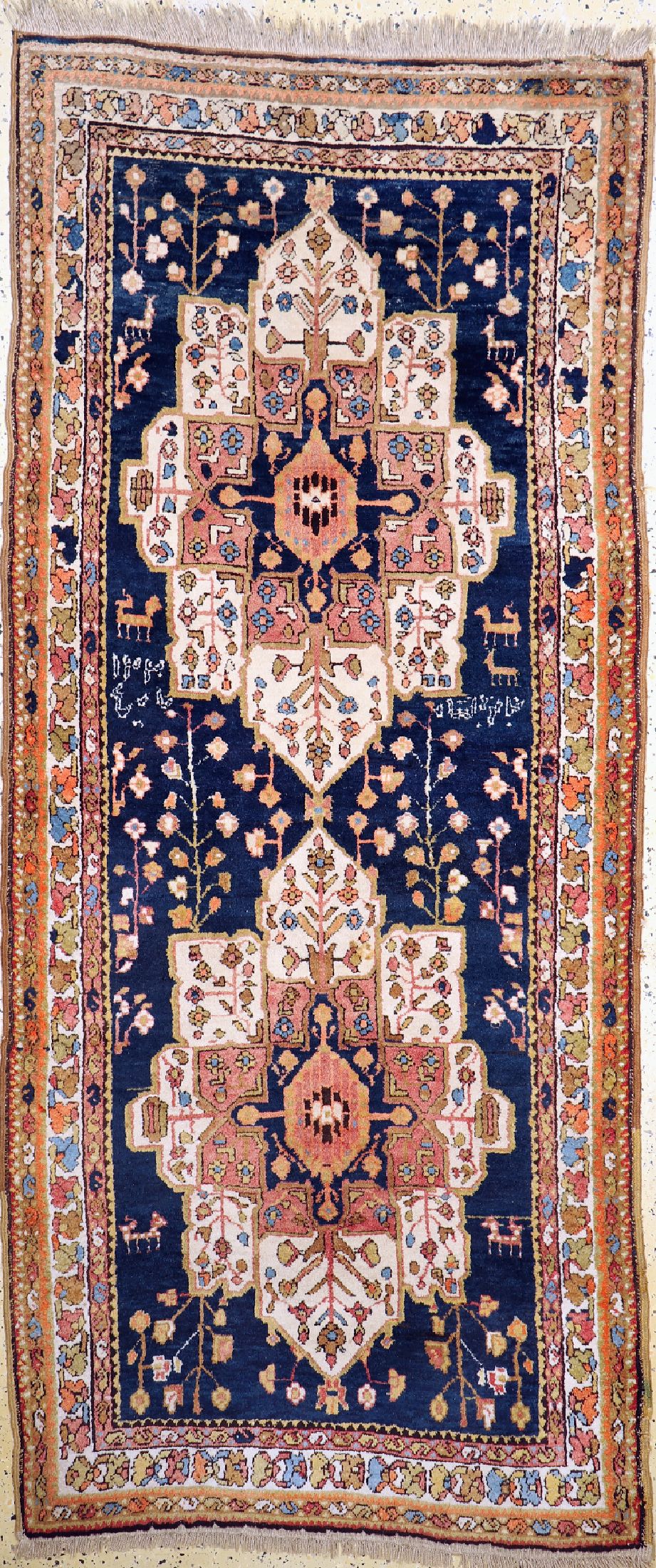 Meschgin antik, Persien, datiert 1330(1907), Wolle auf Wolle, ca. 250 x 110 cm,EHZ: 2