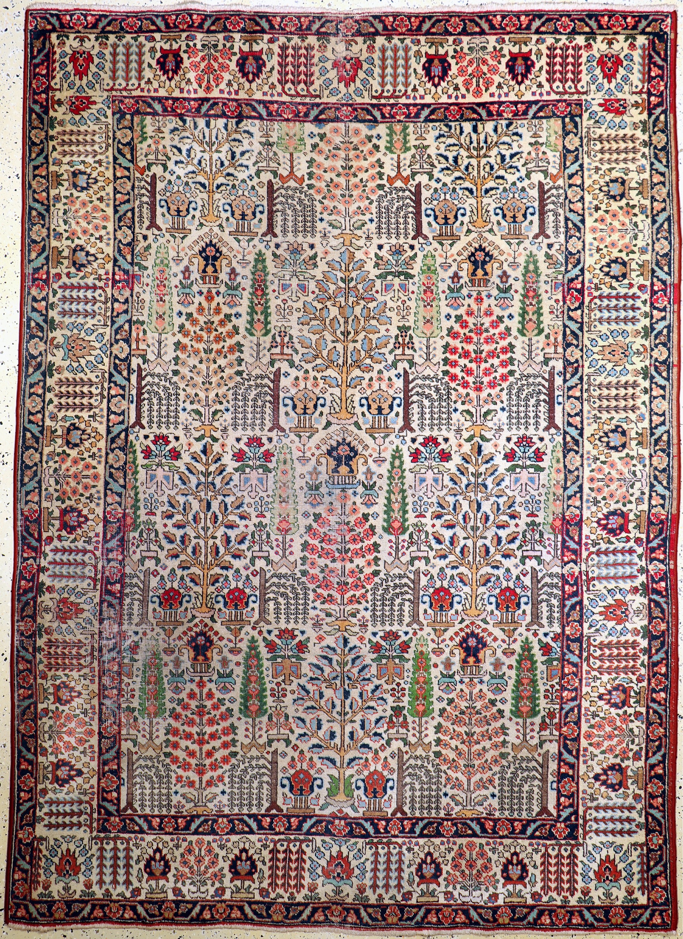 Täbriz alt, Persien, um 1950, Wolle auf Baumwolle, ca. 270 x 198 cm, EHZ: 3