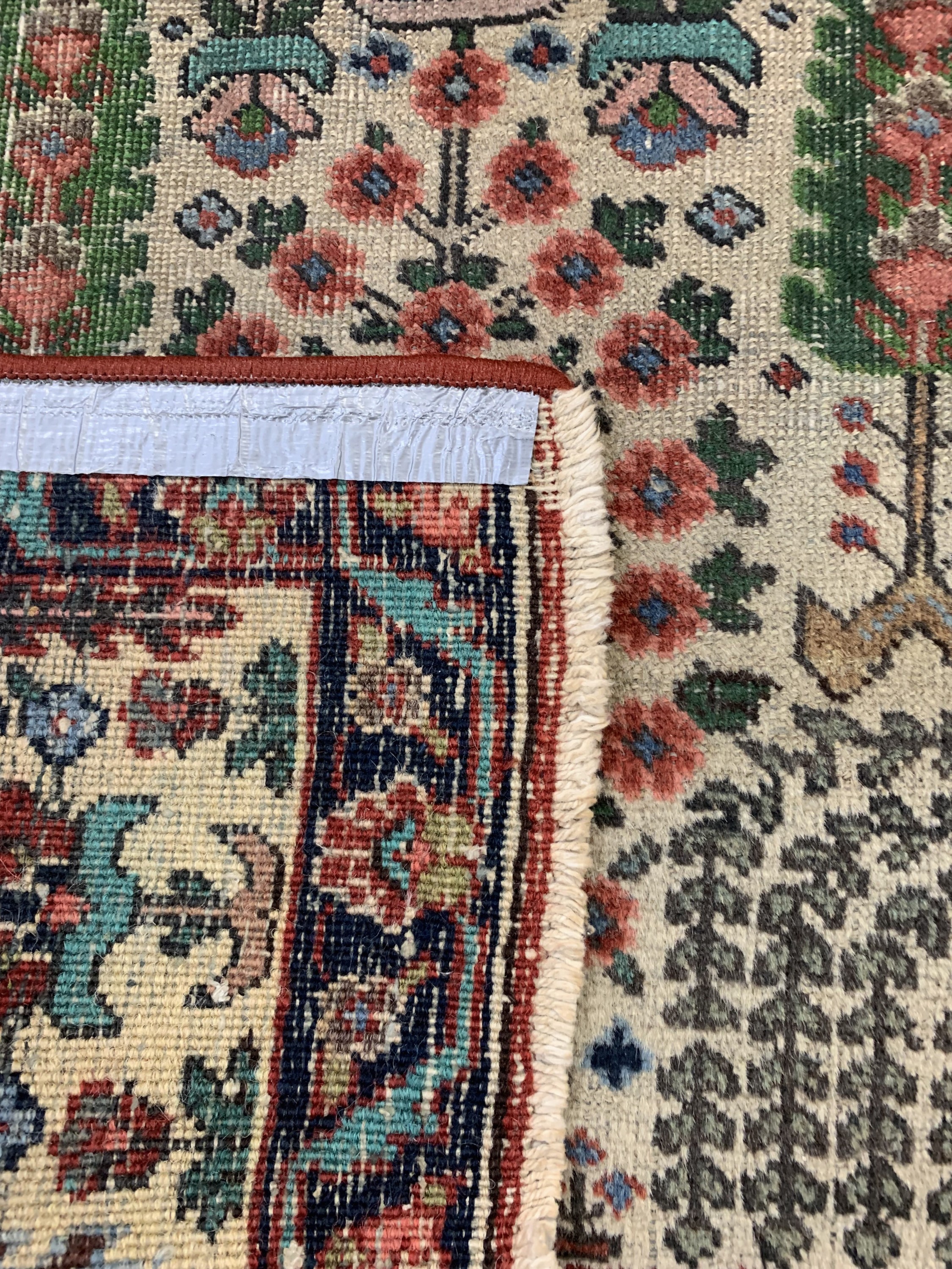 Detail d: Täbriz alt, Persien, um 1950, Wolle auf Baumwolle, ca. 270 x 198 cm, EHZ: 3