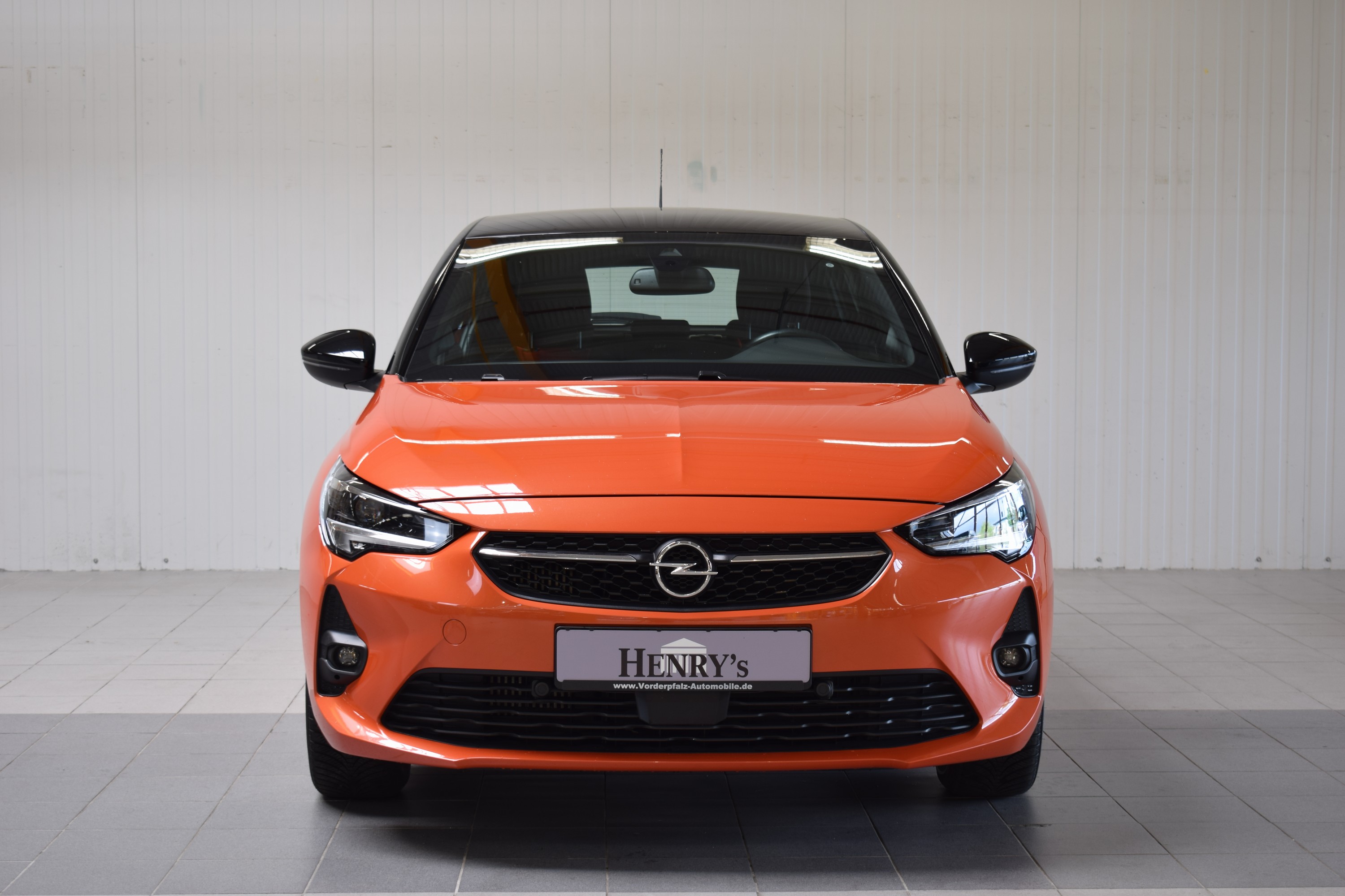 Detail a: Opel Corsa 1.2 GS-Line, EZ 12/2020, Laufleistung 61.700km, 74kW/101 PS, HU abgelaufen, Schaltgetriebe, Orange, Teilleder schwarz, Navigationssystem, ...
