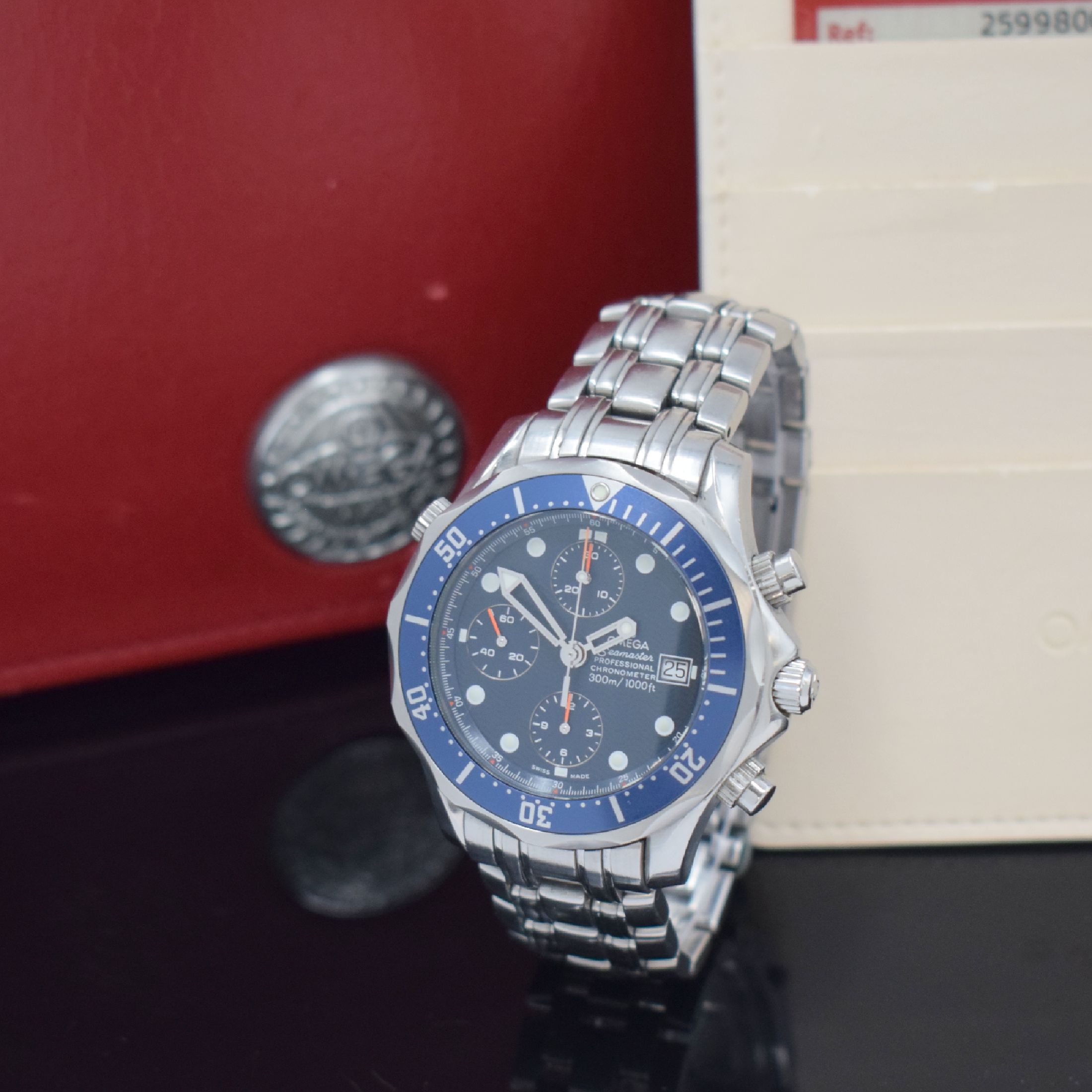 OMEGA Herrenarmbanduhr Chronometer Modell Seamaster Professional Diver 300M Referenz 178.0514/25998000, Automatik, Schweiz verk. lt. beil. Pap. ...