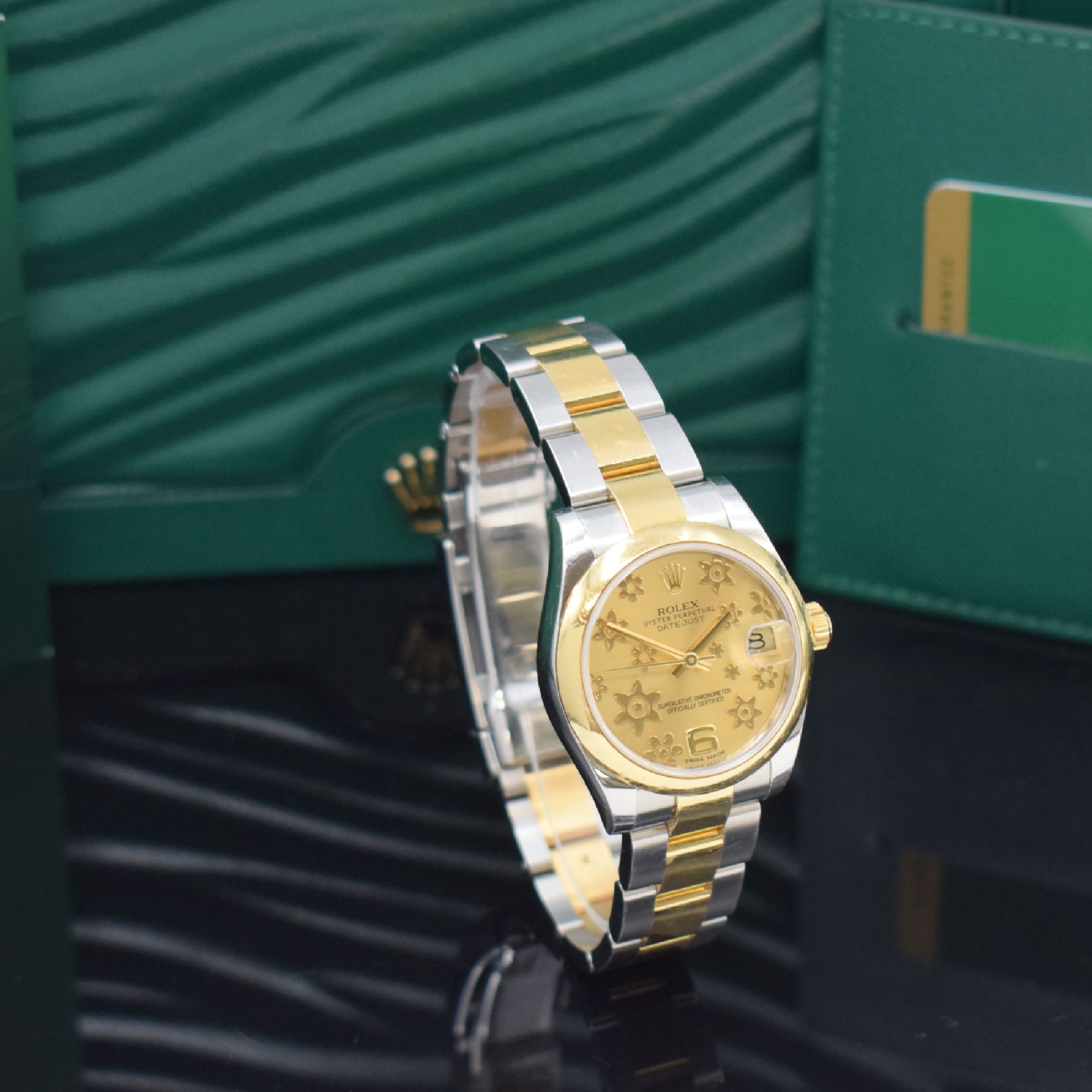 Detail c: ROLEX Armbanduhr Oyster Perpetual Datejust Referenz 178243, Schweiz verk. lt. beil. Pap. 10/2015, Automatik, LC 100, Chronometer der Superlative in ...