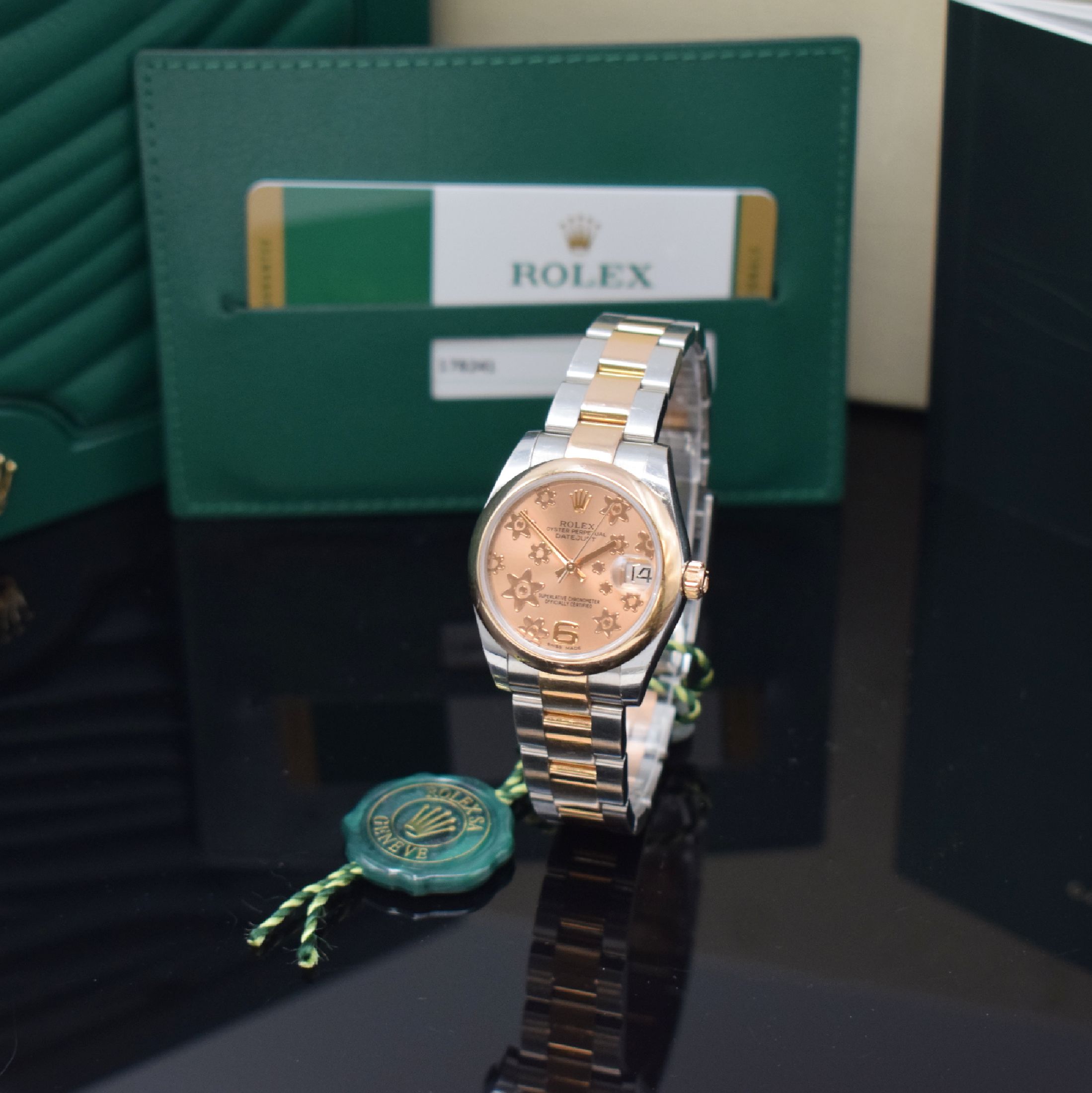 ROLEX Armbanduhr Oyster Perpetual Datejust Referenz 178241, Schweiz verk. lt. beil. Pap. 10/2015, Automatik, LC 100, Chronometer der Superlative in ...