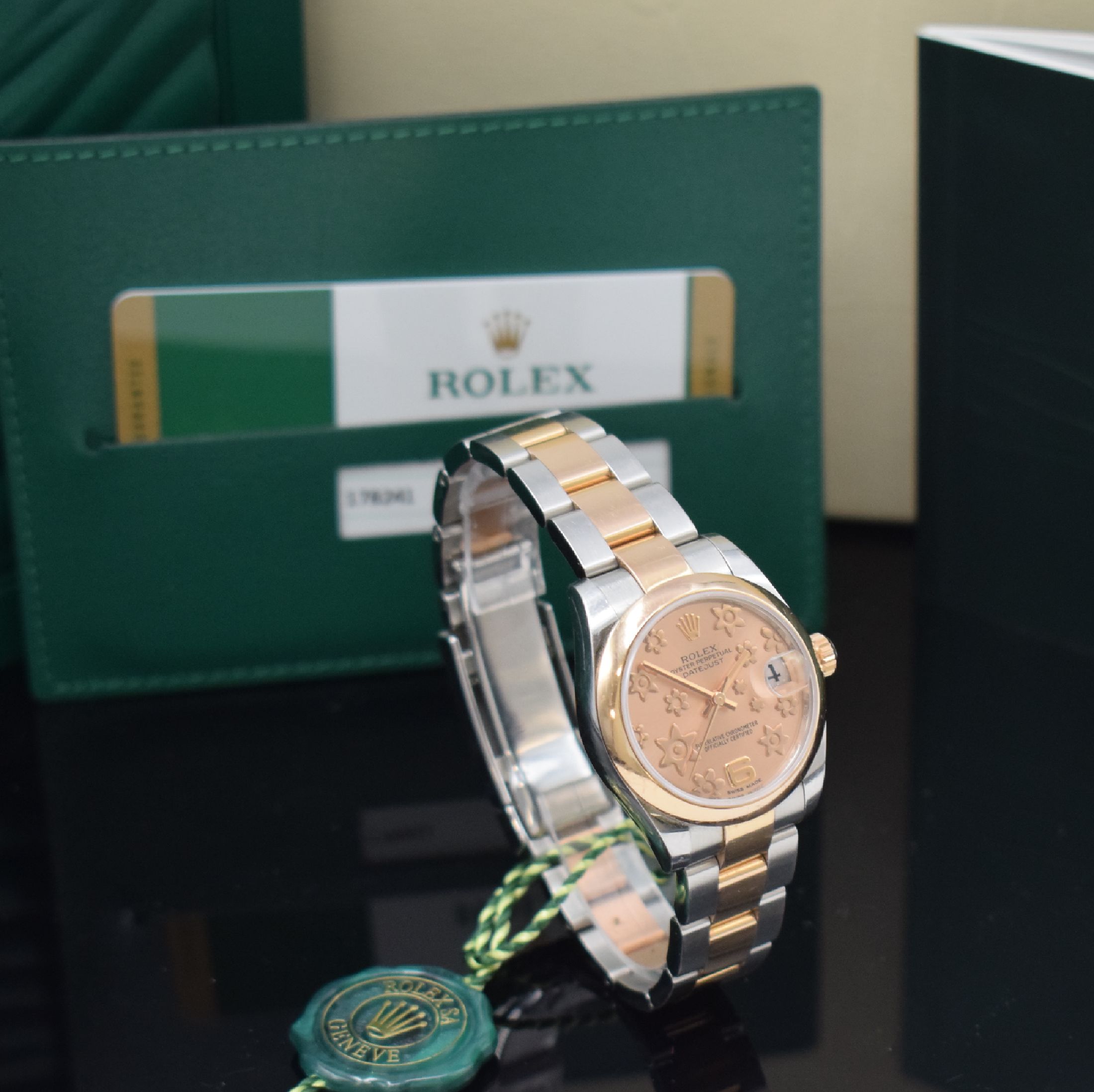 Detail c: ROLEX Armbanduhr Oyster Perpetual Datejust Referenz 178241, Schweiz verk. lt. beil. Pap. 10/2015, Automatik, LC 100, Chronometer der Superlative in ...