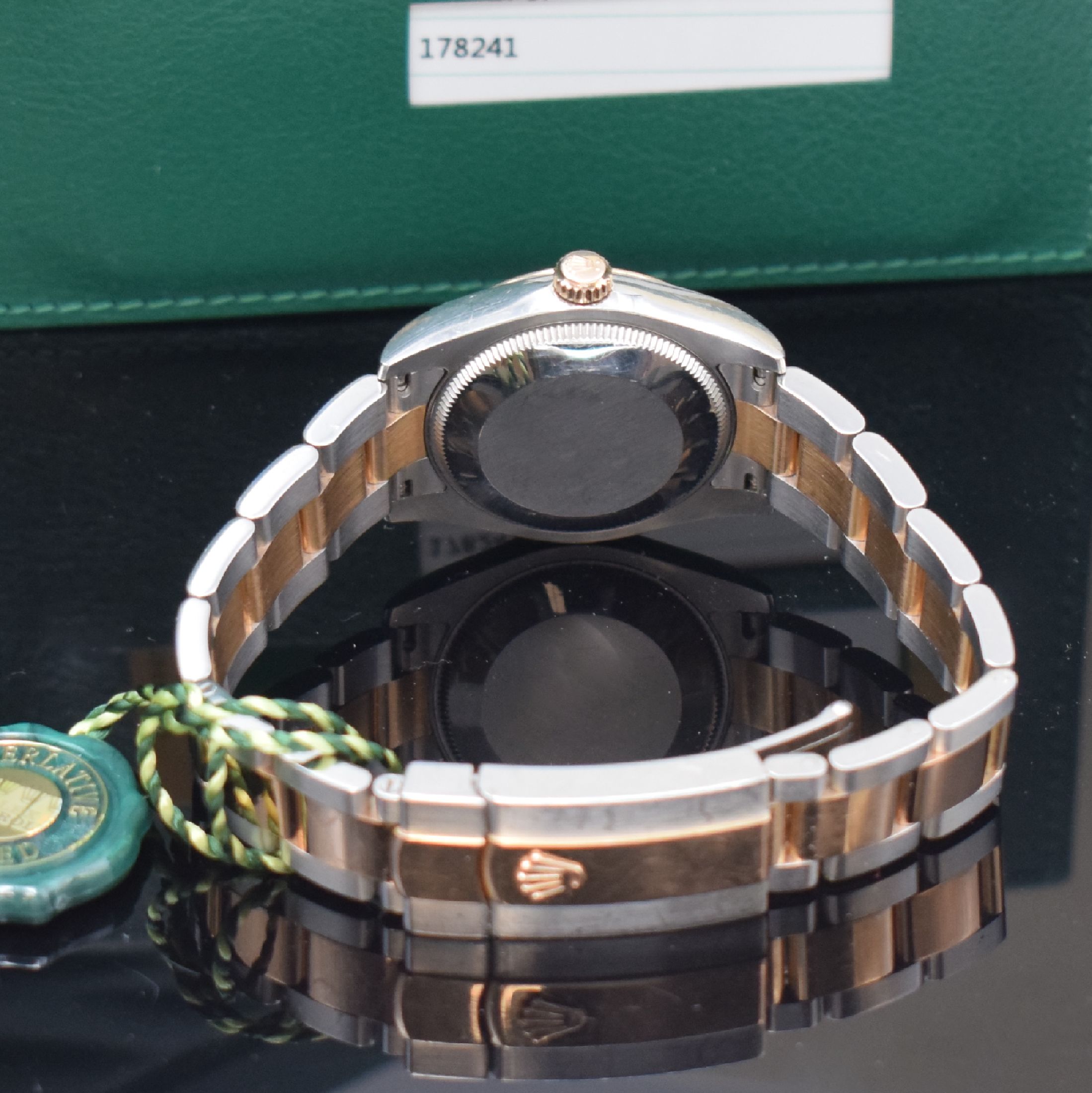 Detail f: ROLEX Armbanduhr Oyster Perpetual Datejust Referenz 178241, Schweiz verk. lt. beil. Pap. 10/2015, Automatik, LC 100, Chronometer der Superlative in ...