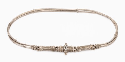 Image Extraordinary belt , silver tested, probablyIndia approx. 1900s, middle part geometric, ...