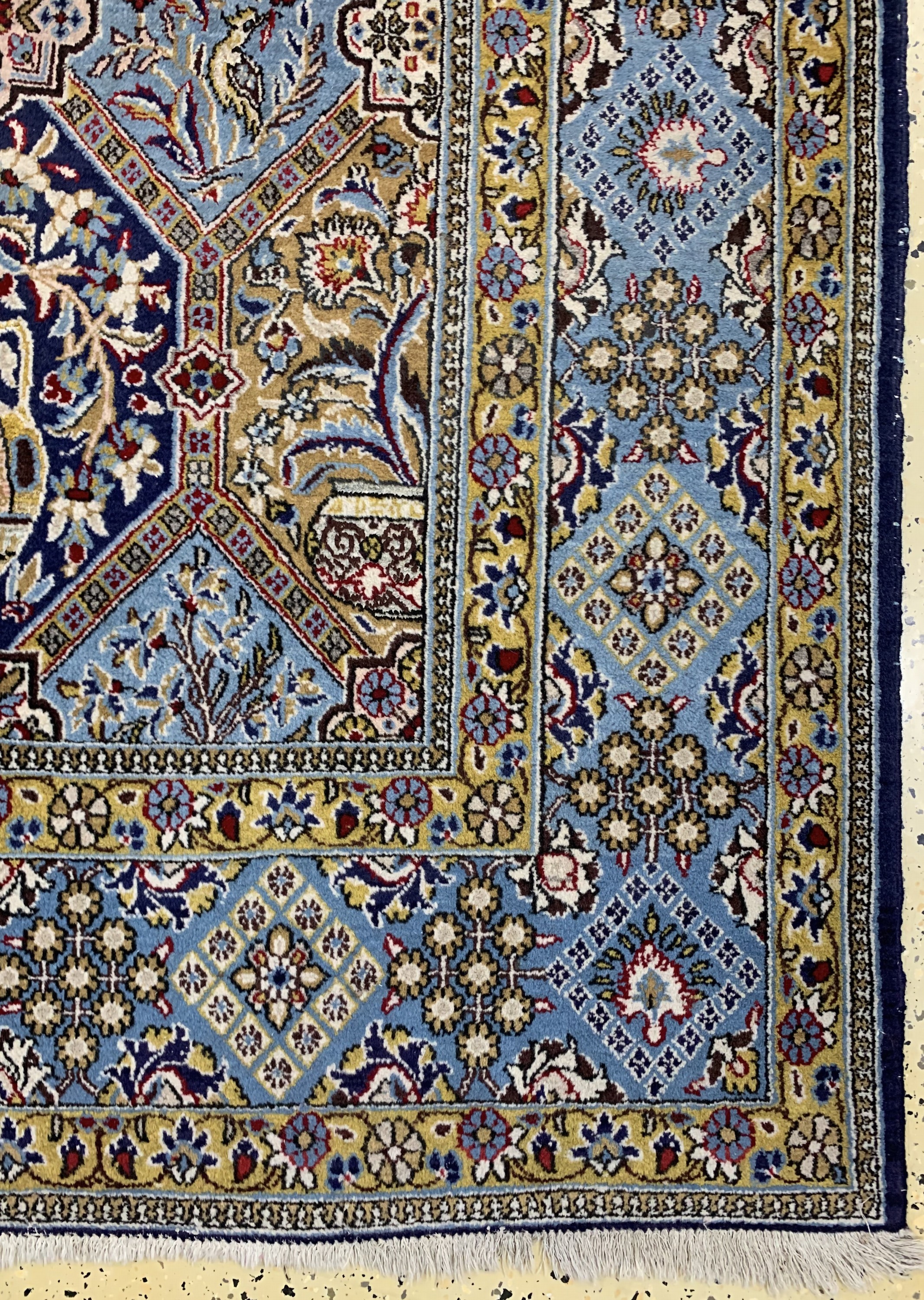 Detail a: Ghom alt, Persien, um 1960, Wolle mit Seide, ca. 340 x 222 cm, EHZ: 3