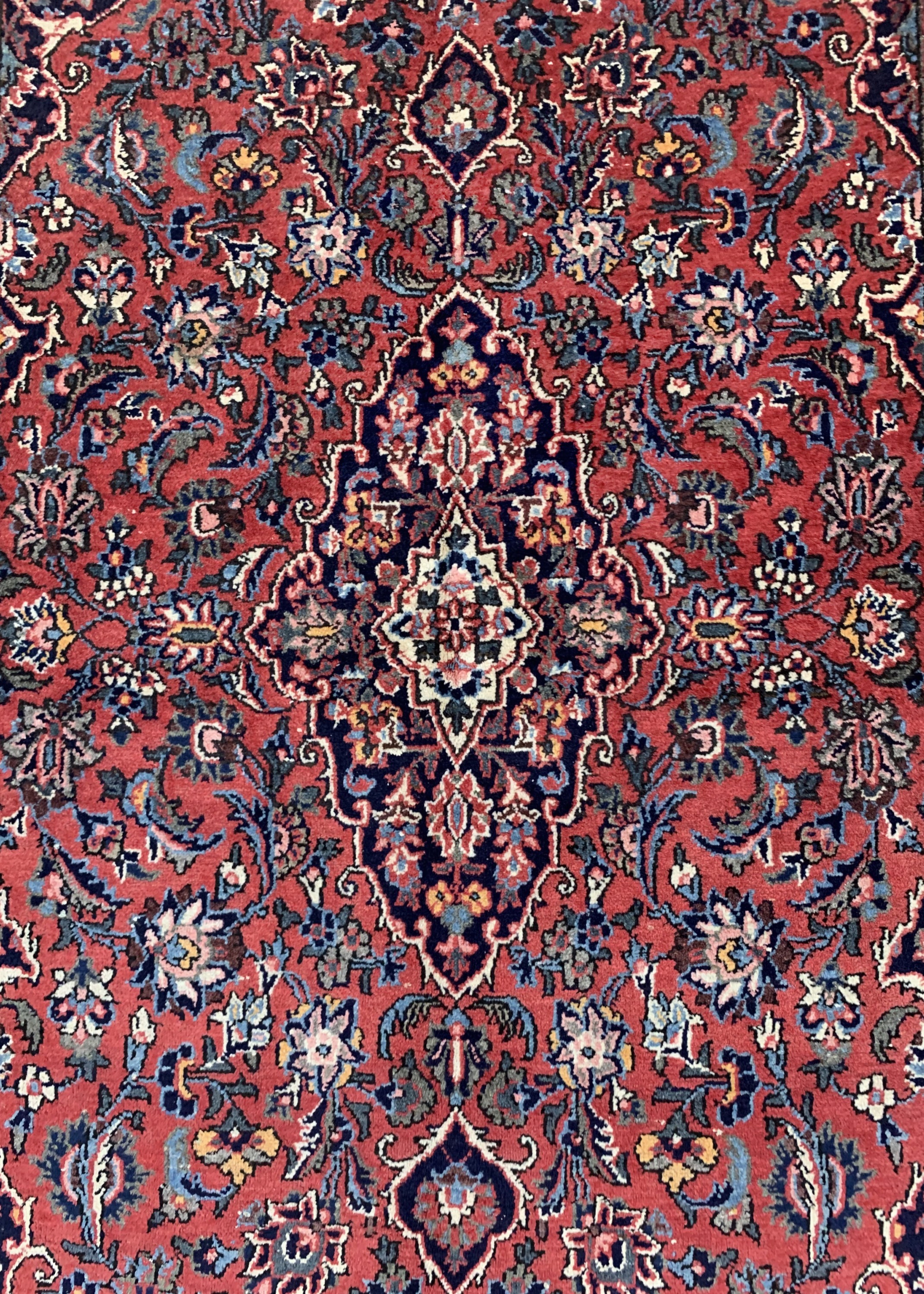 Detail a: 1 paar Keschan alt, Persien, ca. 60 Jahre, Wolle auf Baumwolle, ca. 210 x 132 cm, EHZ: 2