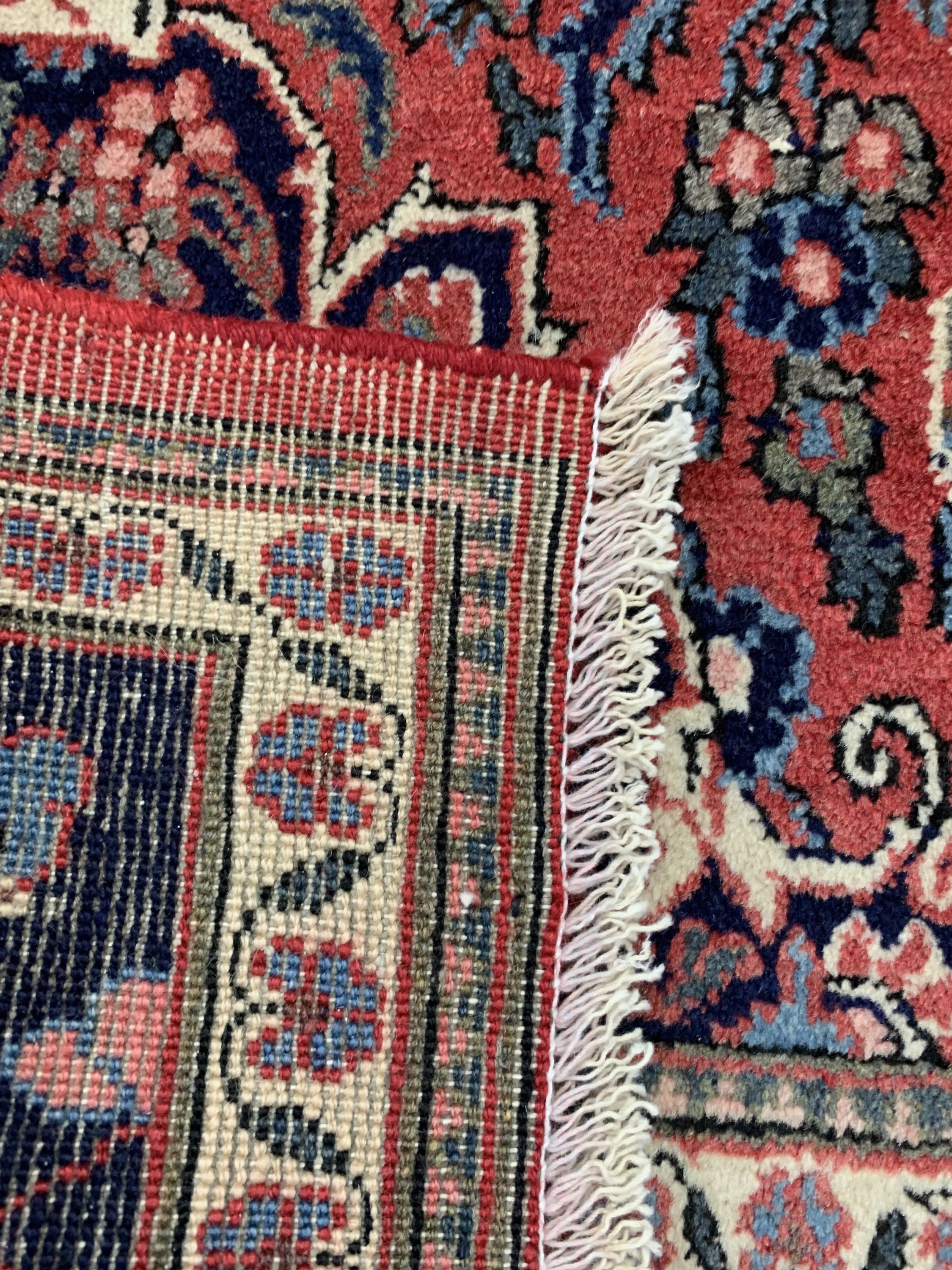 Detail f: 1 paar Keschan alt, Persien, ca. 60 Jahre, Wolle auf Baumwolle, ca. 210 x 132 cm, EHZ: 2
