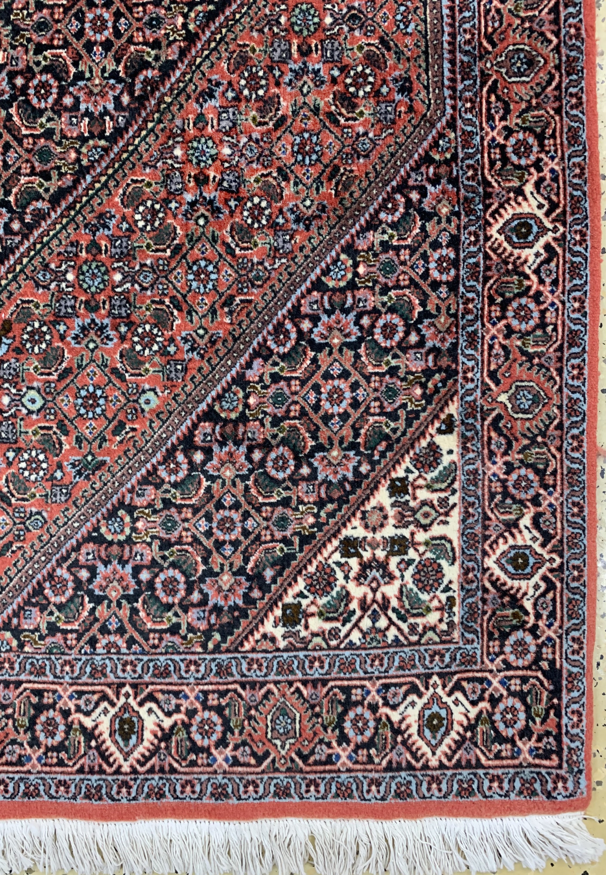 Detail a: Bidjar Kork fein, Persien, ca. 40 Jahre, Korkwolle auf Baumwolle, ca. 185 x 113 cm, gereinigt, EHZ: 1-2