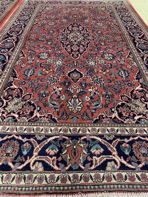 26731186e - 1 pair Kashan old, Persia, approx. 60 years, wool on cotton, approx. 210 x 132 cm, condition: 2. Rugs, Carpets & Flatweaves