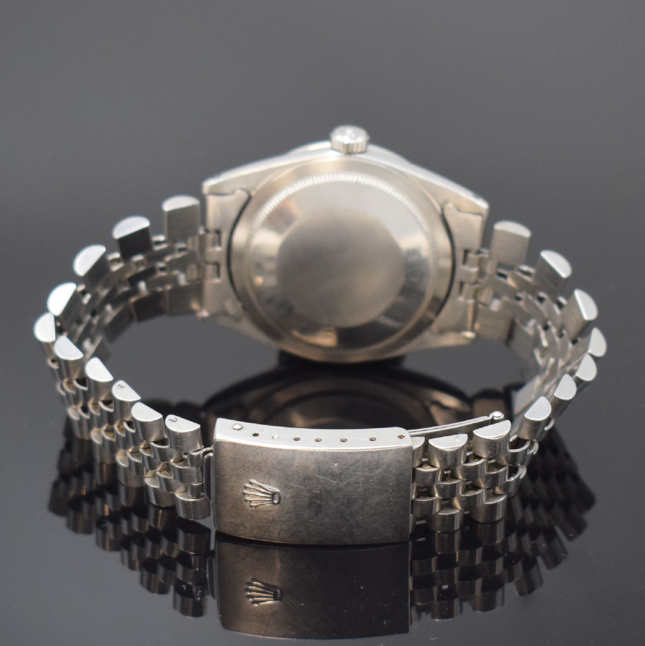 Detail b: ROLEX seltene Herrenarmbanduhr Oyster Perpetual Explorer Referenz 1016, Automatik, Schweiz lt. Bodenstempel 1. Quartal 1965, Edelstahlgeh. inkl. ...