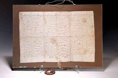 Image 26732629 - Urkunde August Philipp von Brüggen zu Schaffhausen, datiert März 1715