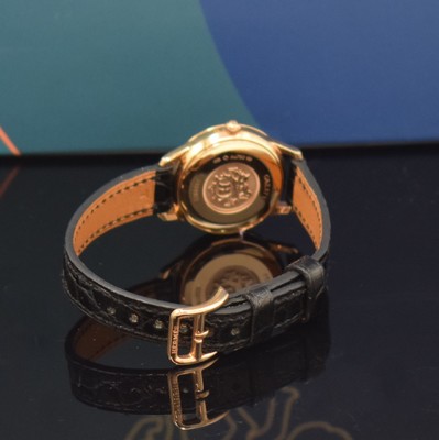 26732678d - HERMES Armbanduhr Serie Slim d´Hermes in Rosegold 750/000 mit Brillantlünette Referenz CA2.171