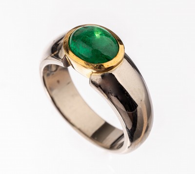 Image 26732686 - 18 kt Gold Smaragd-Ring