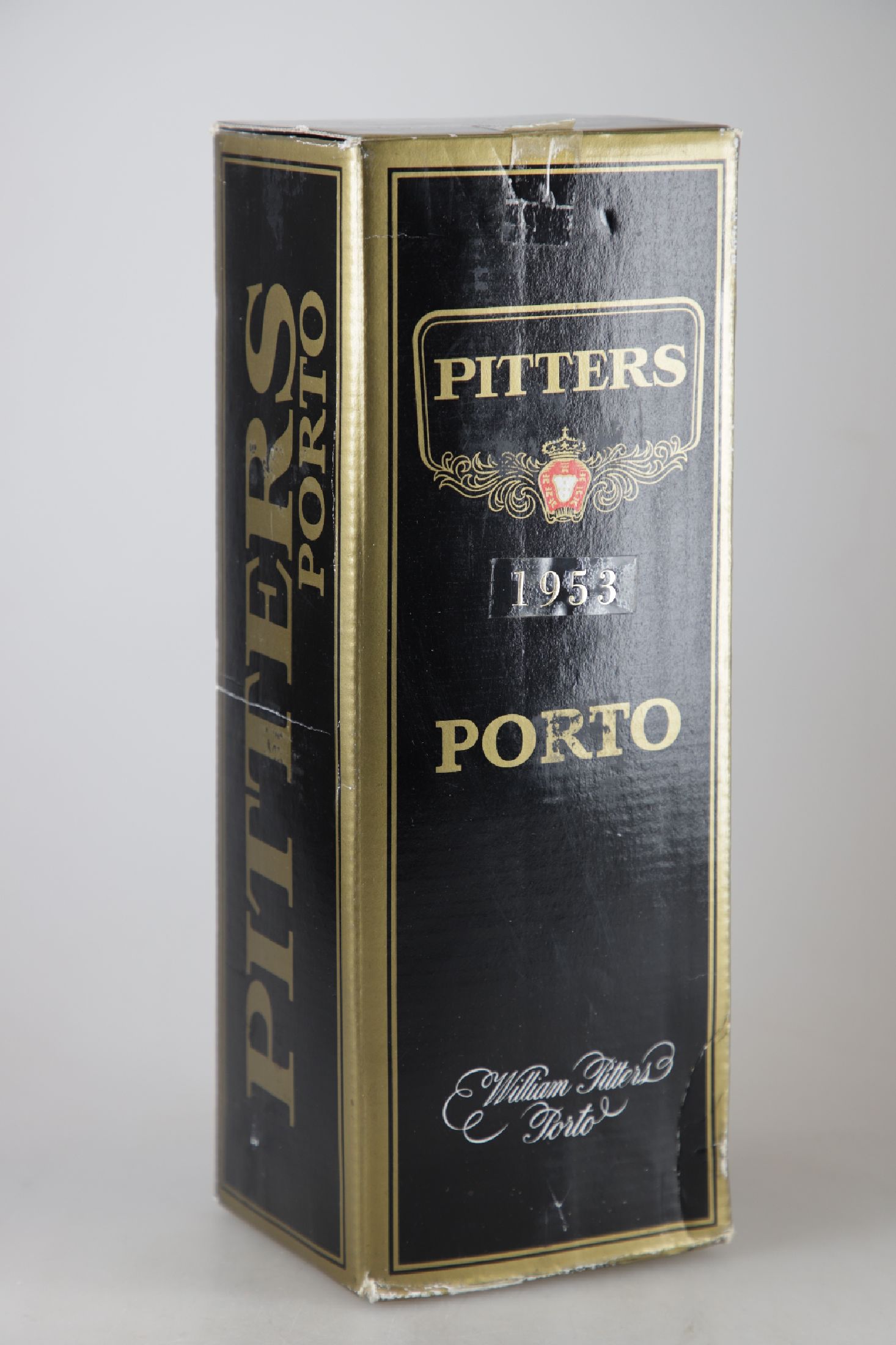 Detail a: 1 Flasche 1953 Pitters Porto Millesime, Portugal, abgefüllt 1980, ca. 75cl, 20% Vol., Füllniveau ca. 4,5 cm, in orig. Karton