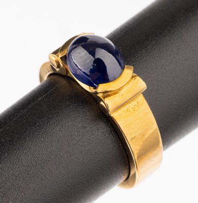 Image 26732966 - 18 kt gold sapphire-ring