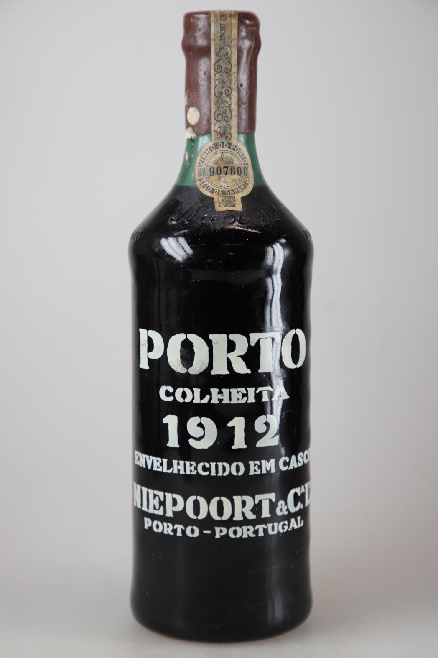 1 Flasche 1912 Niepoort Colheita, Portugal, Füllniveau ca. 2,4 cm, Wachskapsel intakt