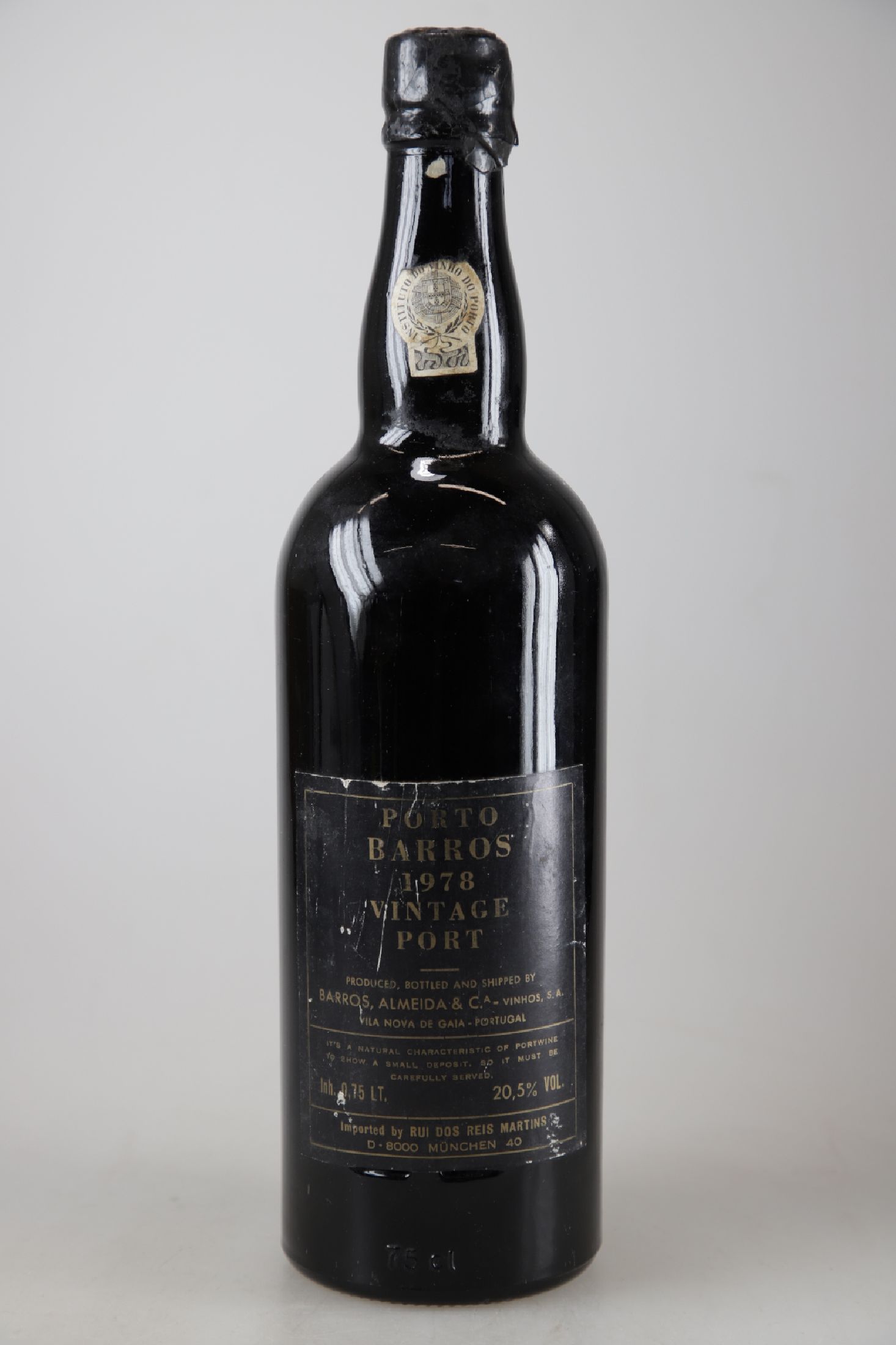 Detail b: 1 Flasche 1978 Porto Barros Vintage Port, Portugal, ca. 75cl, 20% Vol.
