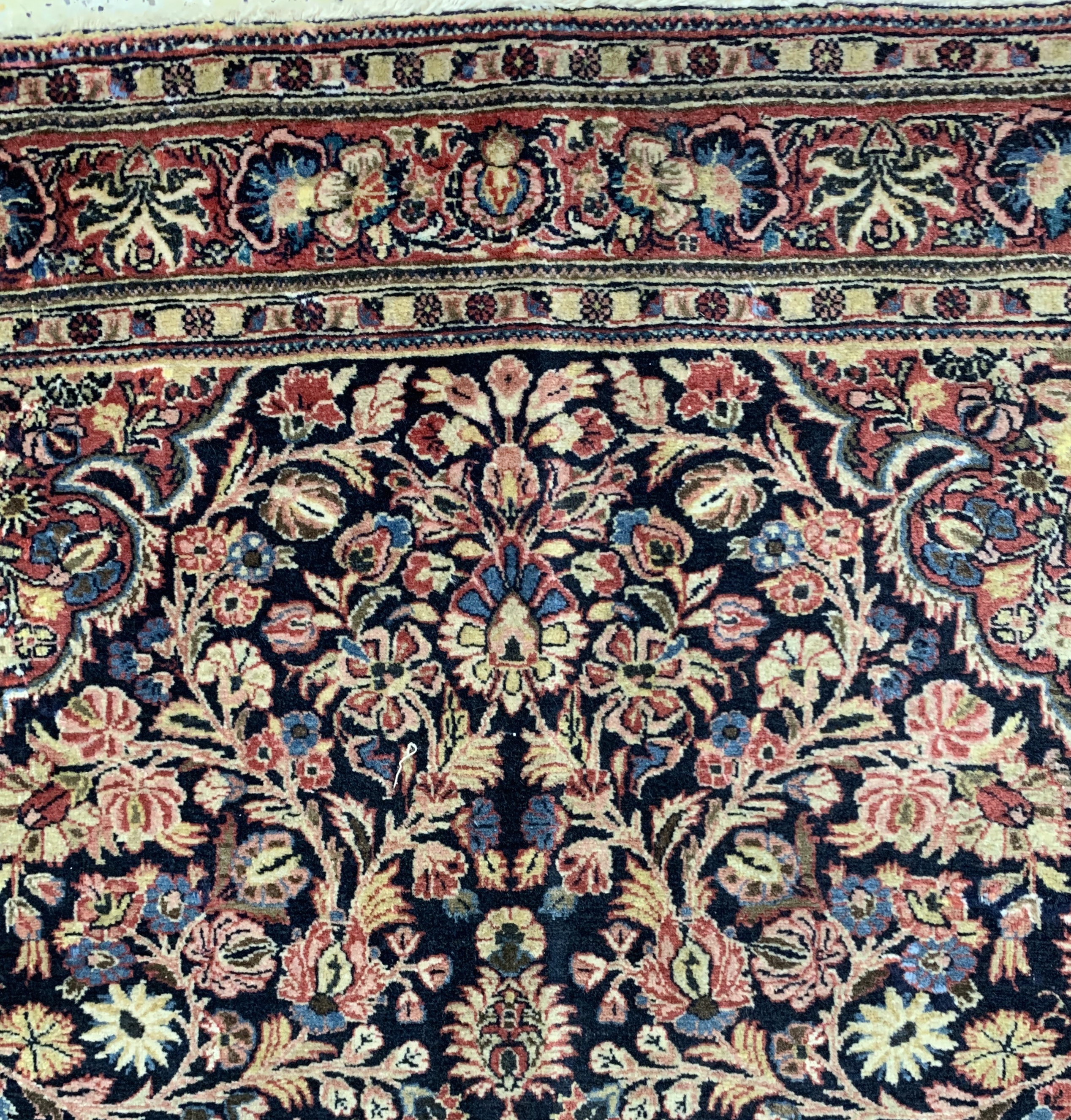Detail c: Djosan alt, Persien, um 1950, Wolle auf Baumwolle, ca. 198 x 127 cm, EHZ: 2