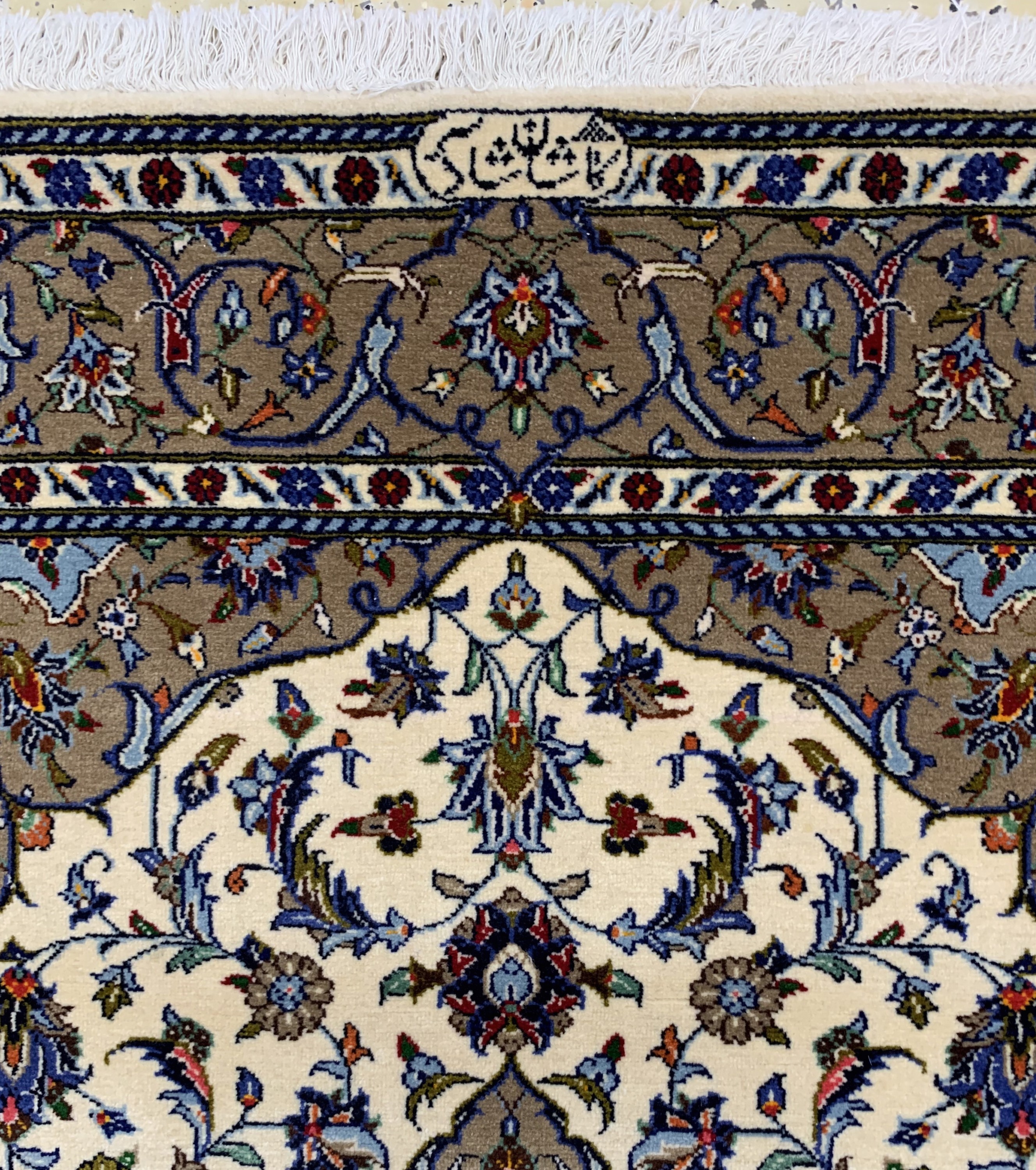 Detail c: Keschan Kork"Shadsar", Persien, ca. 40 Jahre, Korkwolle auf Baumwolle, ca. 168 x 120 cm, EHZ: 1-2