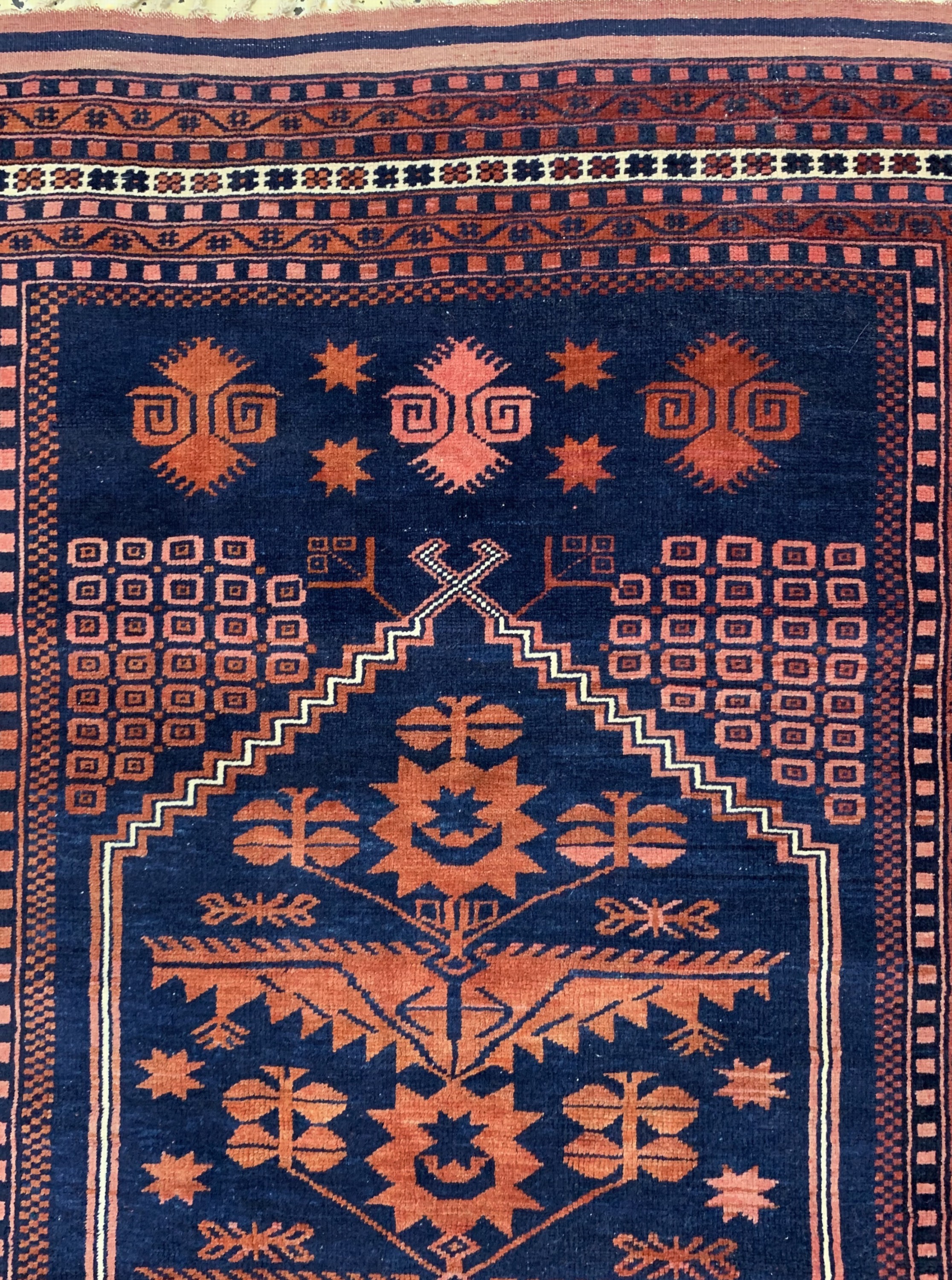 Detail b: Yagcibedir, Türkei, um 1960, Wolle auf Wolle, ca. 180 x 115 cm, EHZ: 2
