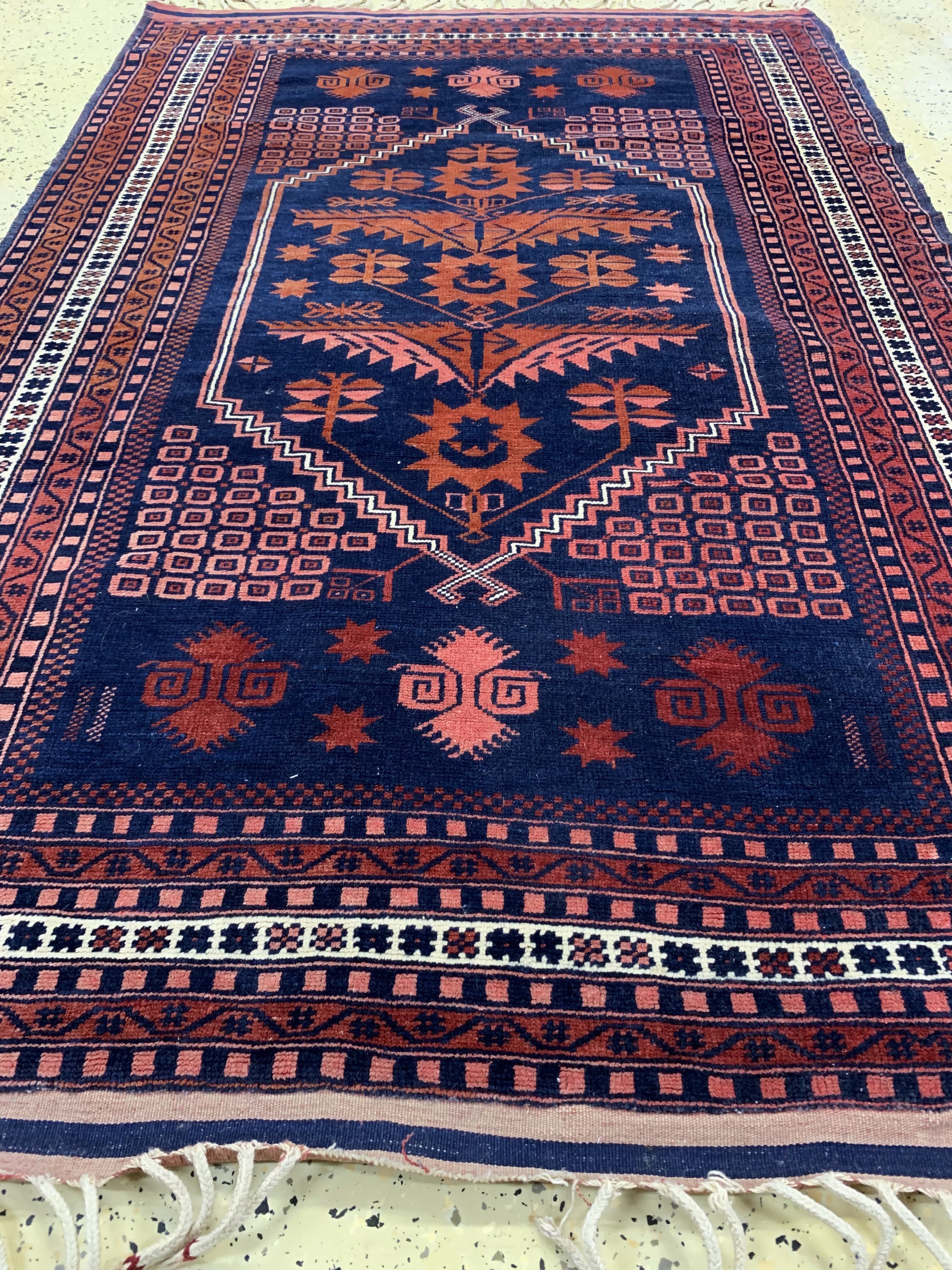 Detail c: Yagcibedir, Türkei, um 1960, Wolle auf Wolle, ca. 180 x 115 cm, EHZ: 2