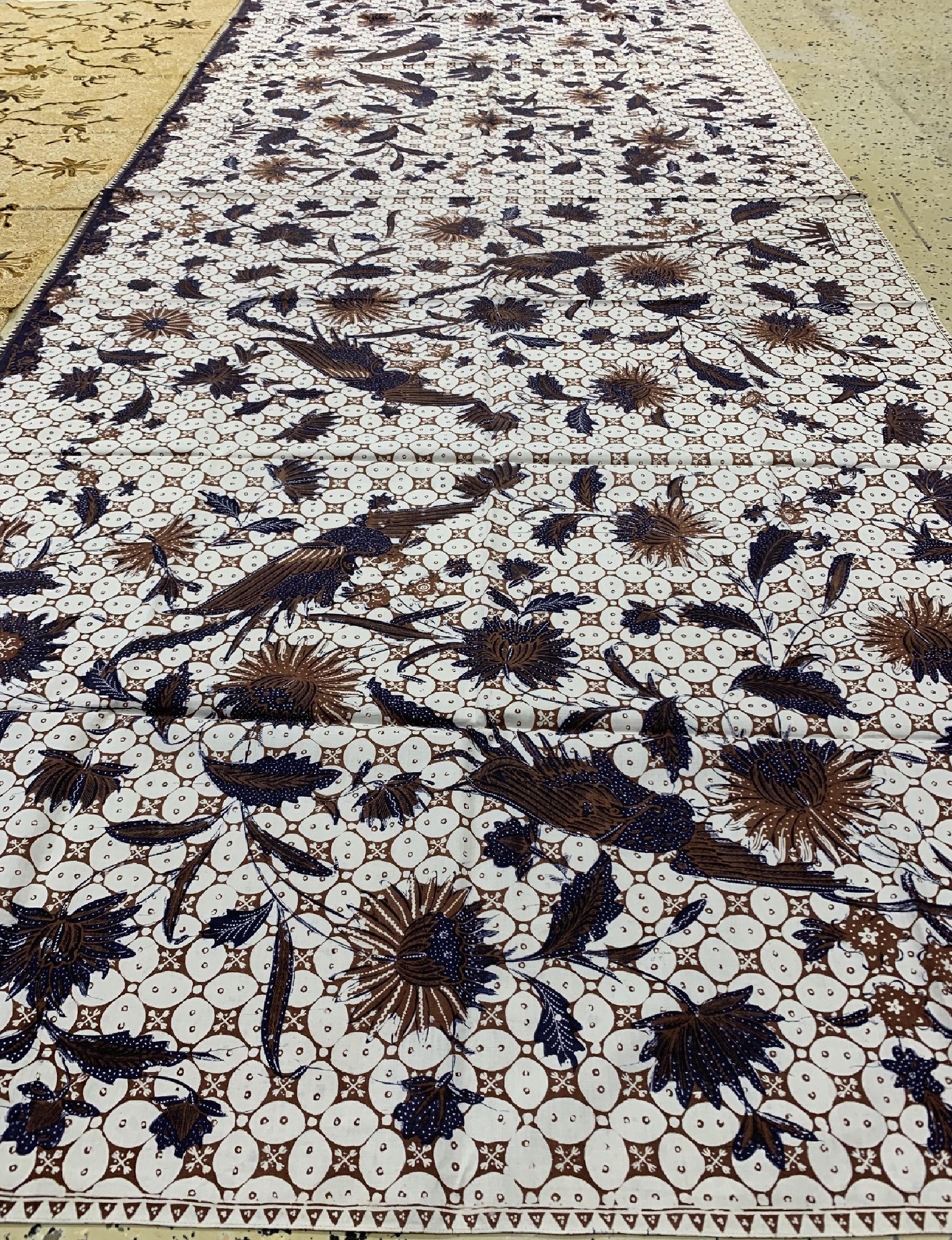 Detail d: 2 Kain Pajang, Sumatra, um 1970, Baumwoll Batik, ca. 240 x 105 cm, Sudagaran und Banyumasan, EHZ: 1-2
