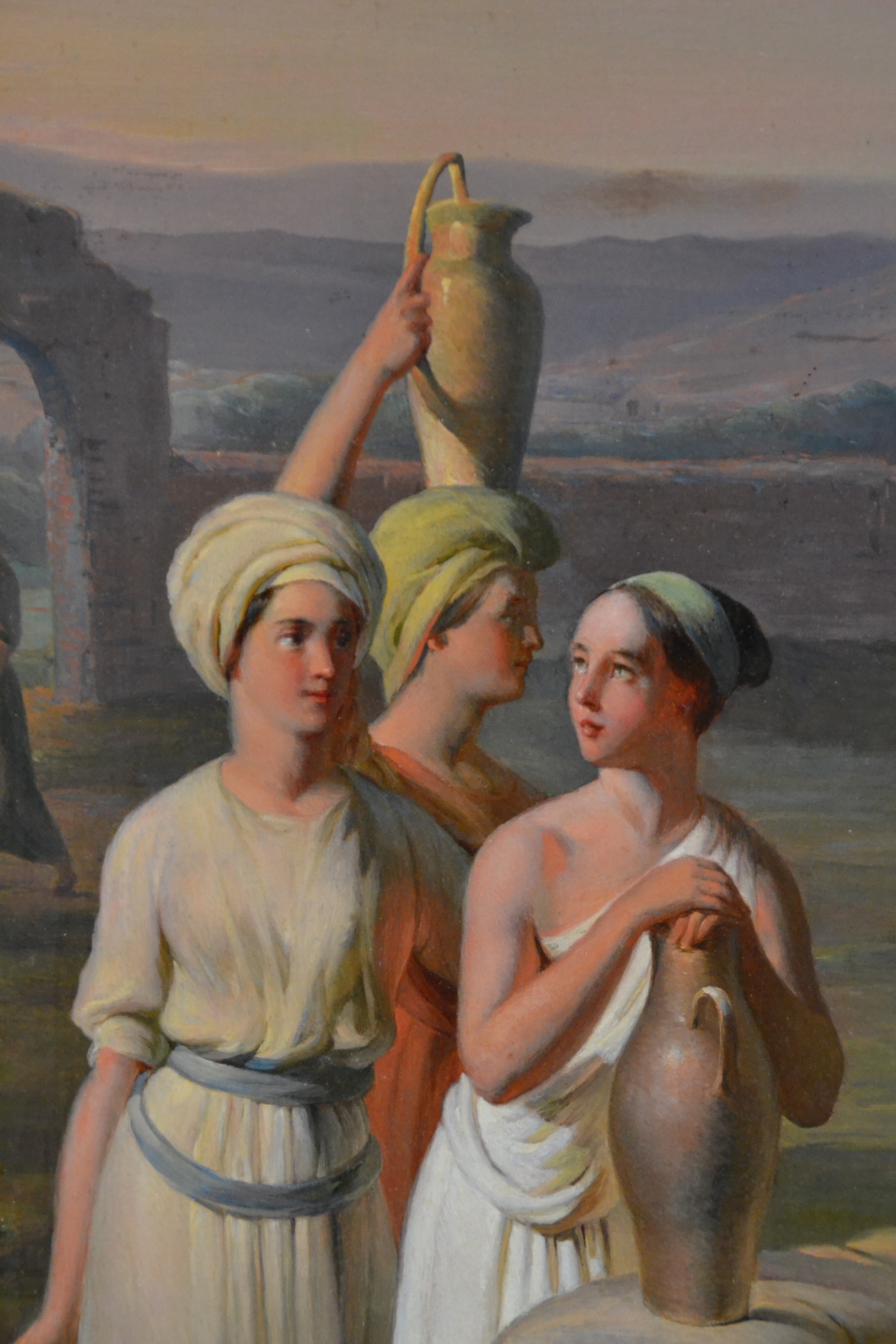 Detail a: Johan Julius Ringdahl, 1813 Högestad Ystad-1882 Stockholm, Studium bei Andreas Arfwissson in Lund und an der Akademie Stockholm, nahm 1831-1850 an ...