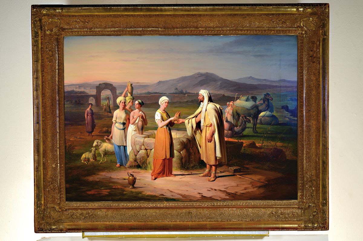 Detail k: Johan Julius Ringdahl, 1813 Högestad Ystad-1882 Stockholm, Studium bei Andreas Arfwissson in Lund und an der Akademie Stockholm, nahm 1831-1850 an ...