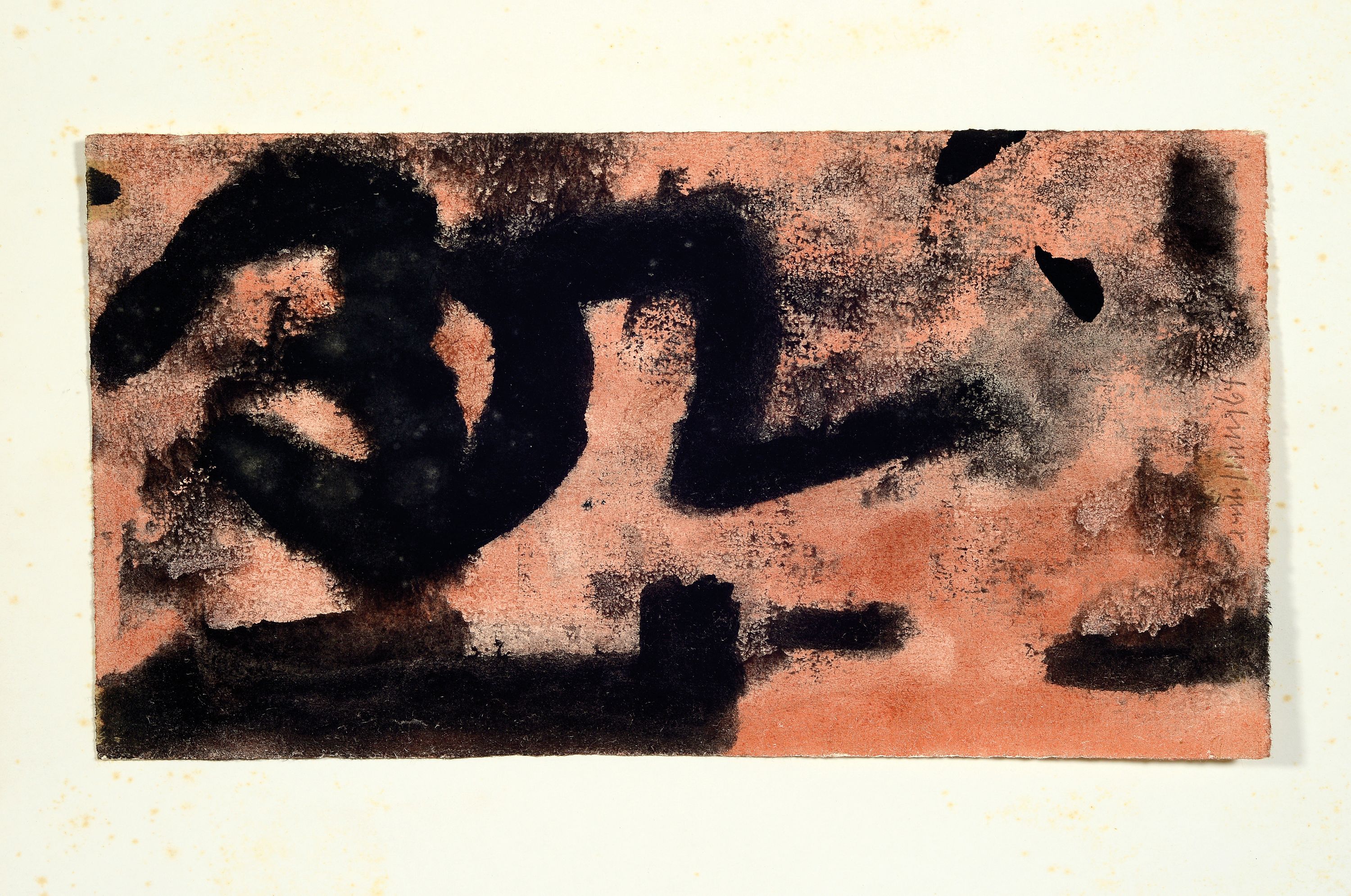Detail a: Hans Kuhn, 1905-1991 Baden-Baden, 4 Aquarelle, verschiedenartig abstrahierende Kompositionen, jeweils handsigniert und datiert 1964, ungerahmt, ...
