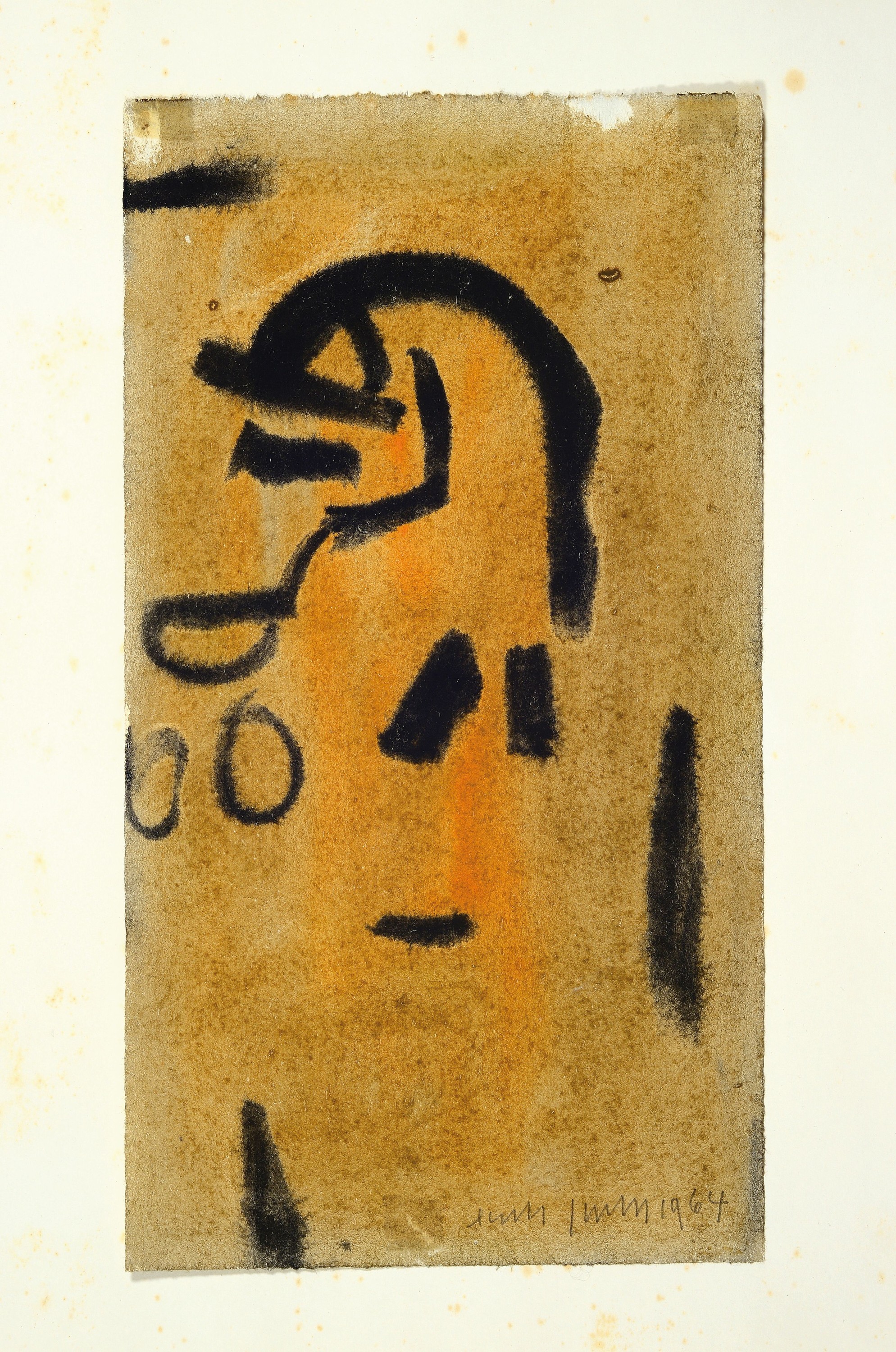 Detail k: Hans Kuhn, 1905-1991 Baden-Baden, 4 Aquarelle, verschiedenartig abstrahierende Kompositionen, jeweils handsigniert und datiert 1964, ungerahmt, ...