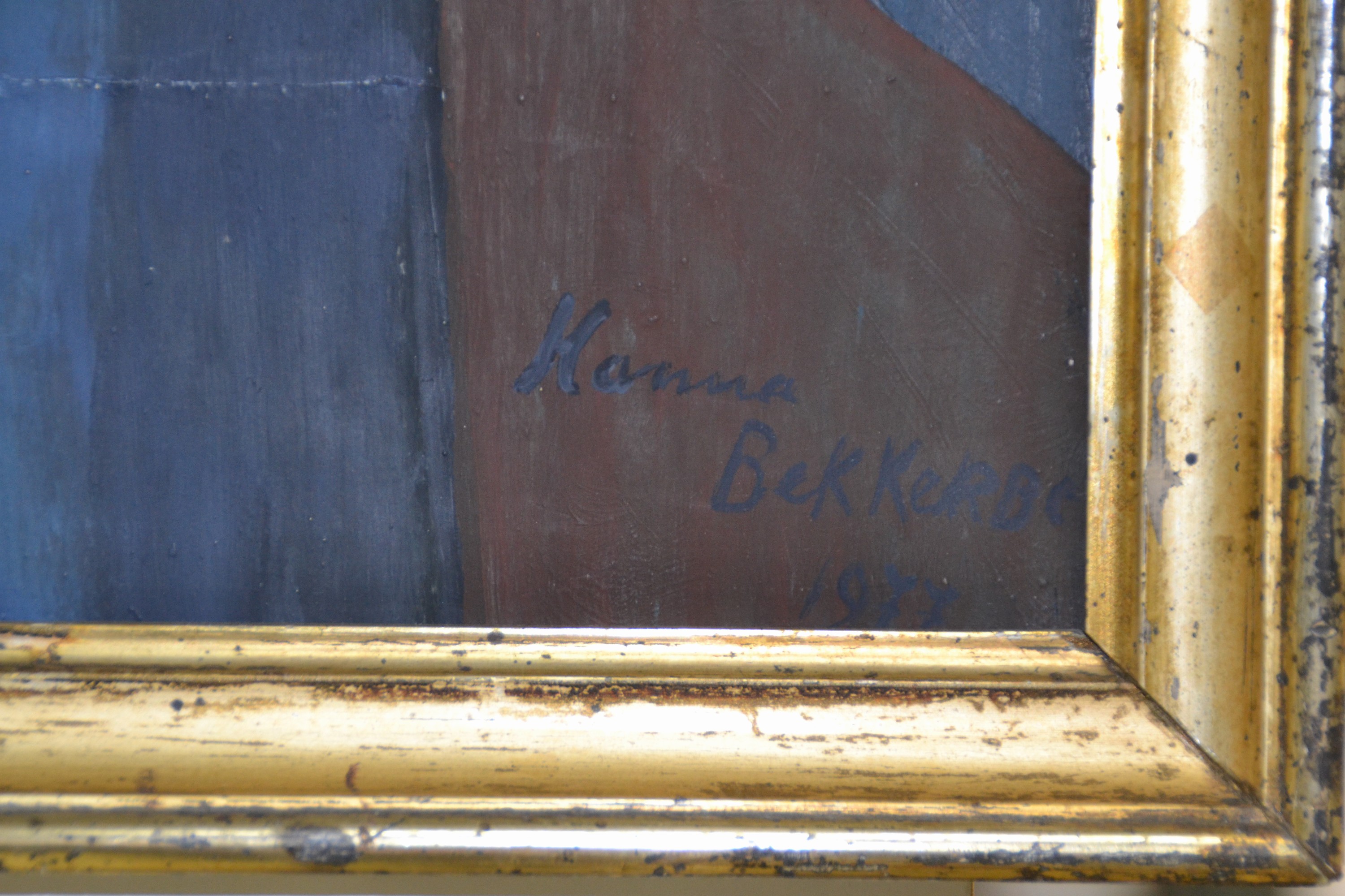 Detail b: Hanna Becker vom Rath, 1893-1983, Stillleben mit Strelizien, Öl/Hartfaser, rechts unten sign. und dat. 77, ca. 65x50cm, R. ca. 70x55cm